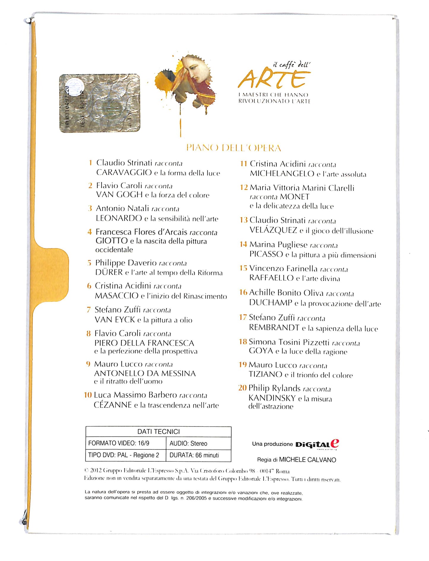 EBOND Il Caffe dell'arte vol 4 Flores d'Arcais racconta Giotto DVD DB741866
