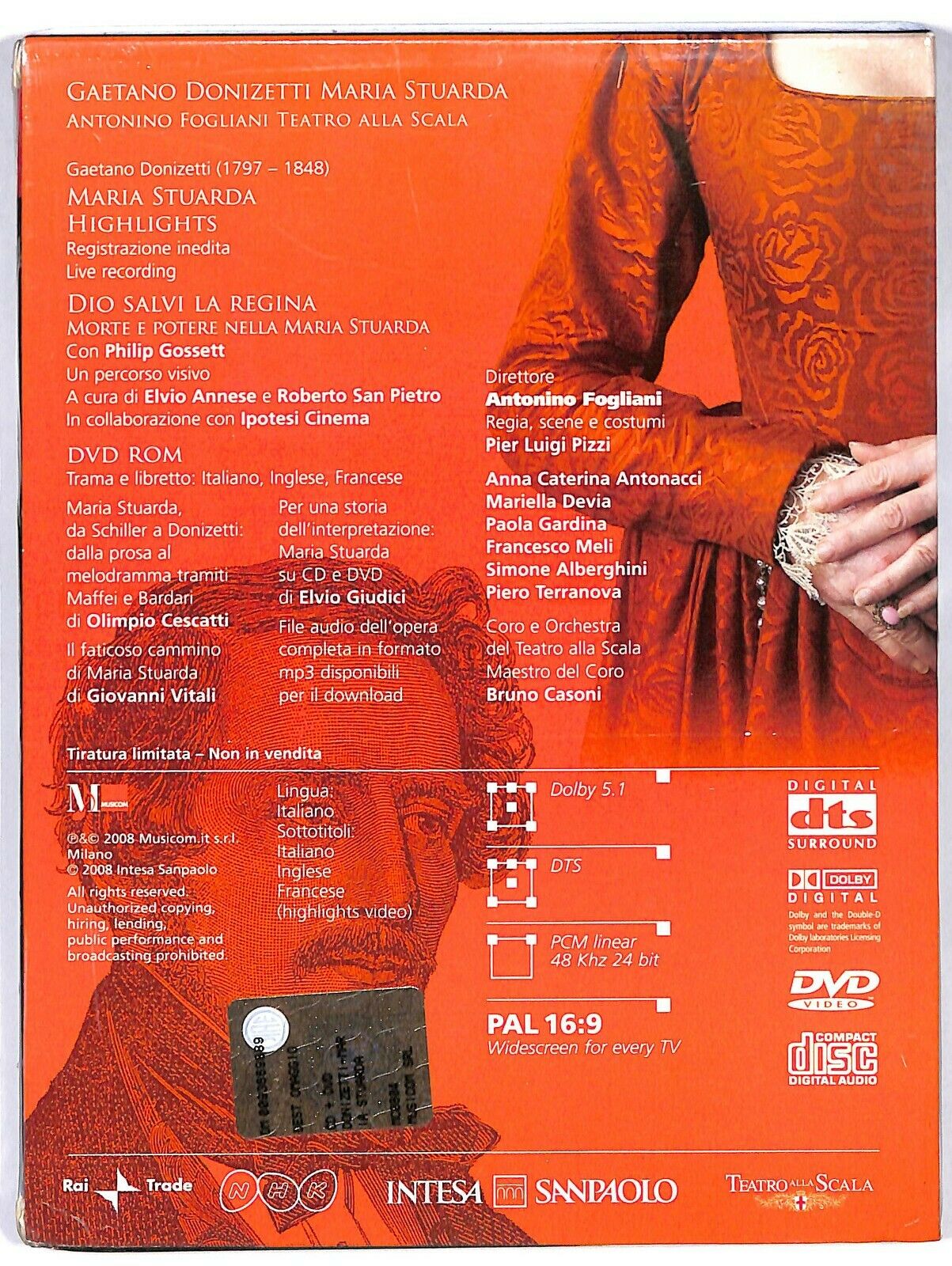 EBOND Gaetano Donizetti - Maria Stuarda - Antonino Fogliani La Scala DVD DB742358