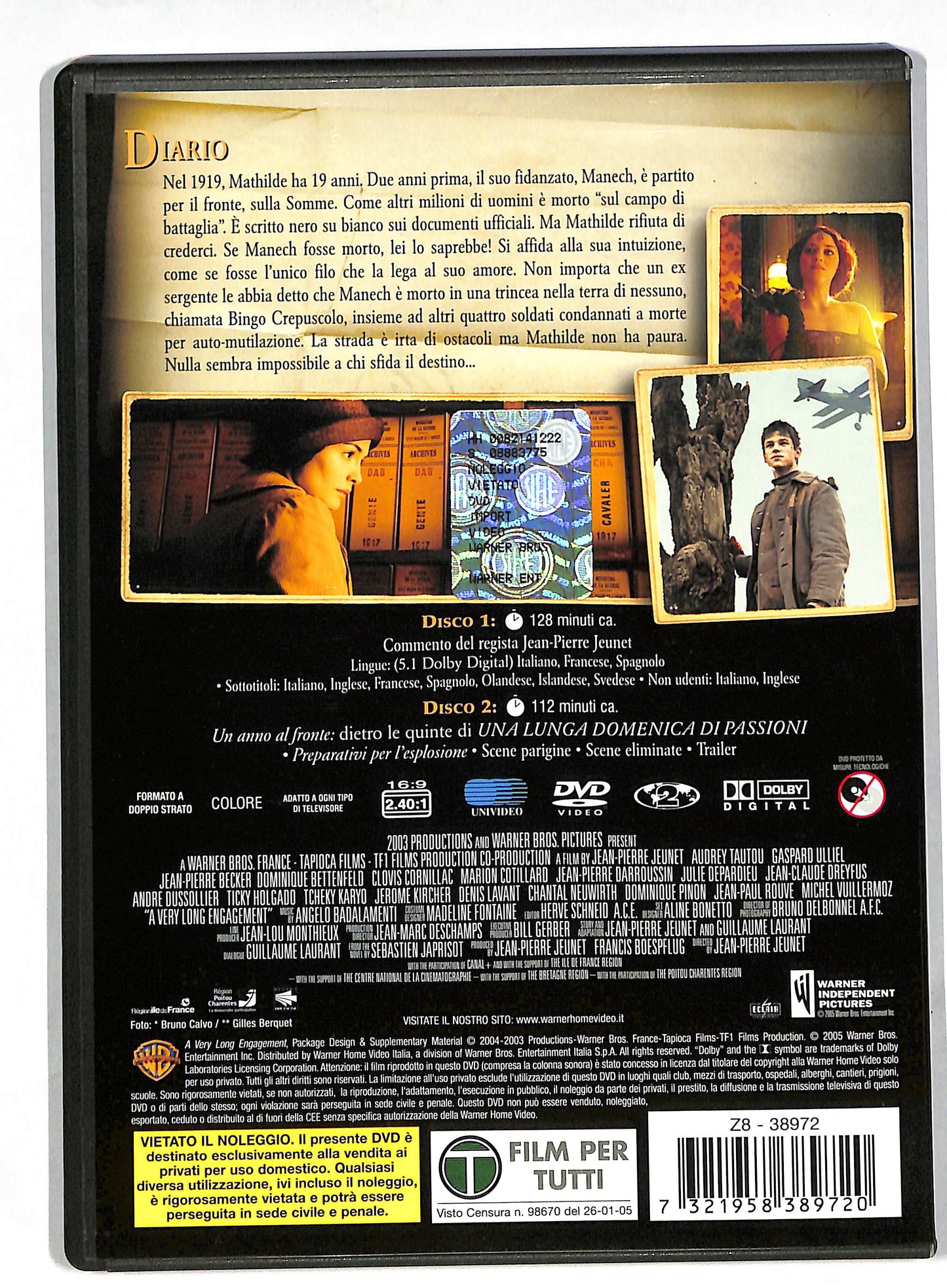 EBOND Una lunga domenica di passioni EDIZIONE SPECIALE 2dischi DVD DB742614