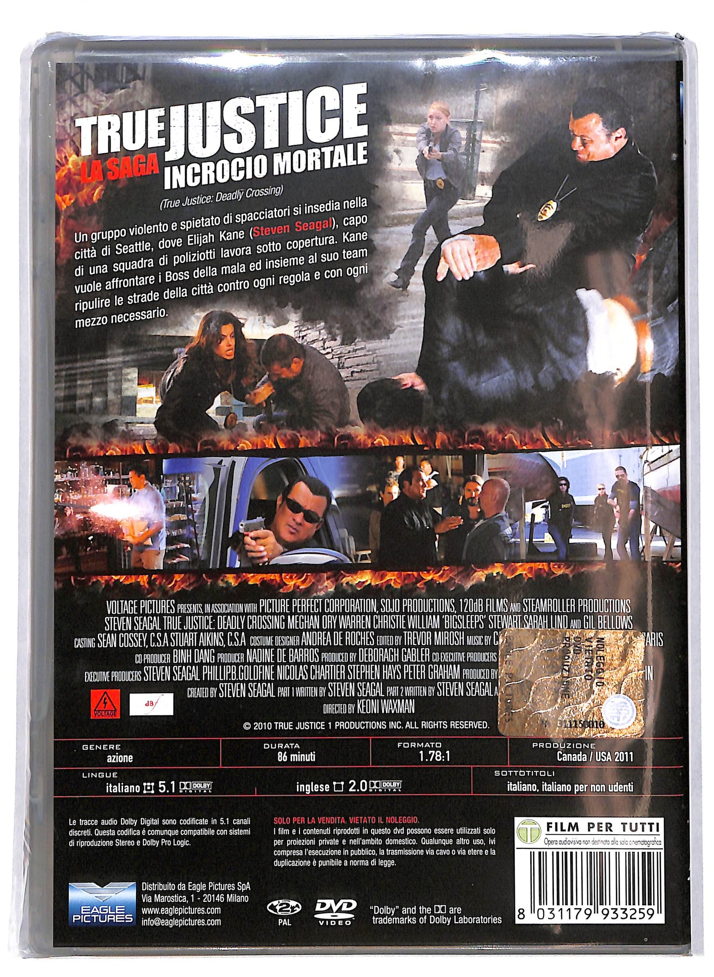 EBOND True Justice Incrocio mortale DVD DB743407