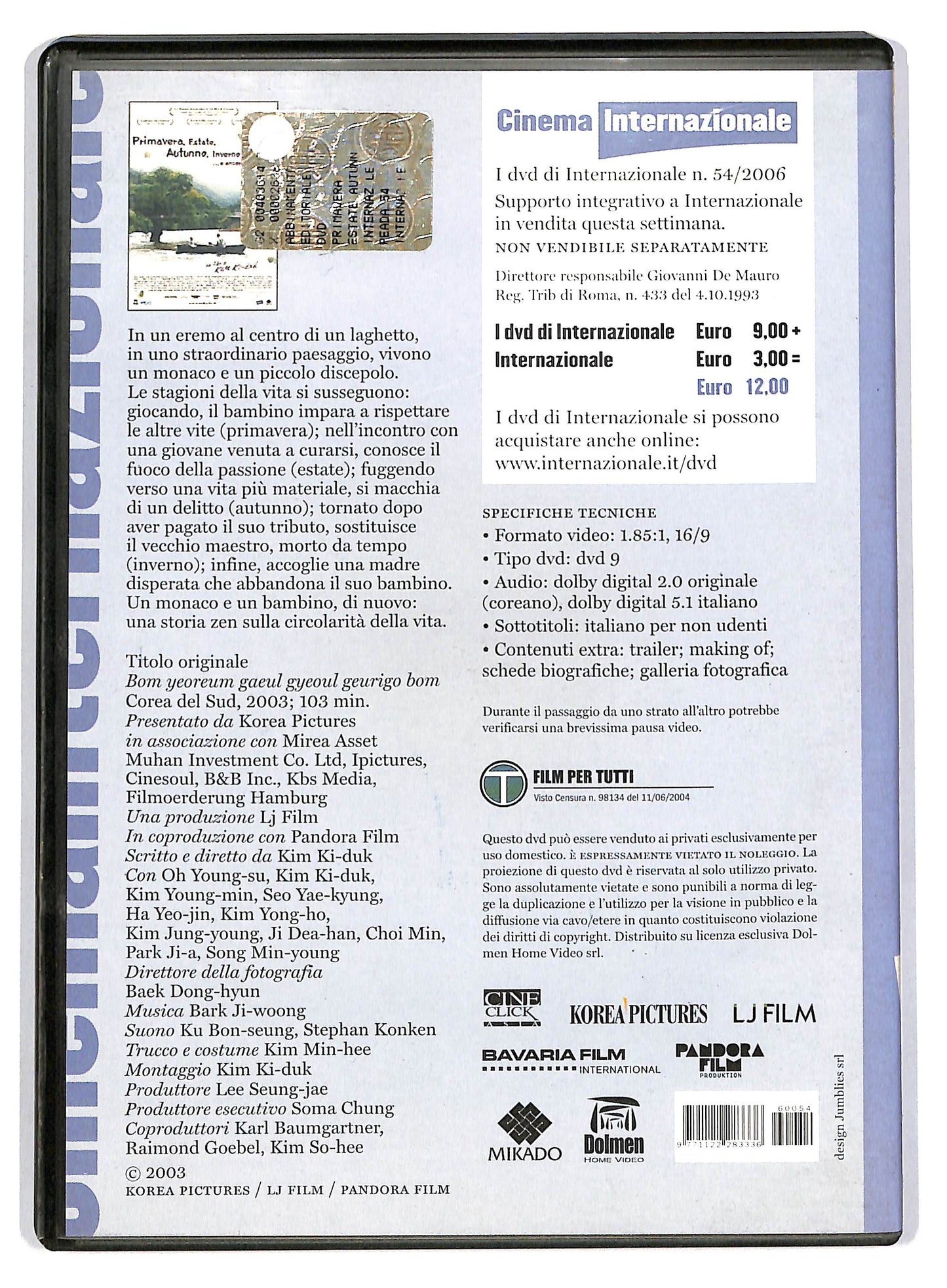 EBOND Primavera estate autunno inverno e ancora primavera DVD DB743601