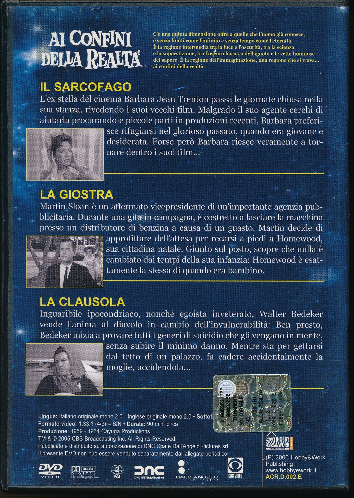 EBOND Ai confini della realta - Stagione 2 + booklet DVD DB743630