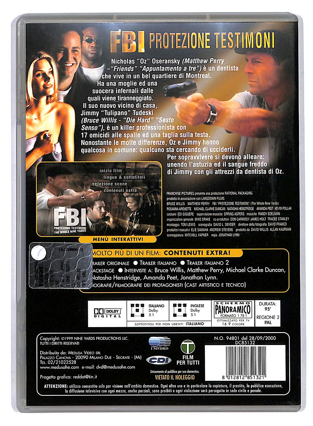 EBOND FBI - Protezione Testimoni DVD DB743647