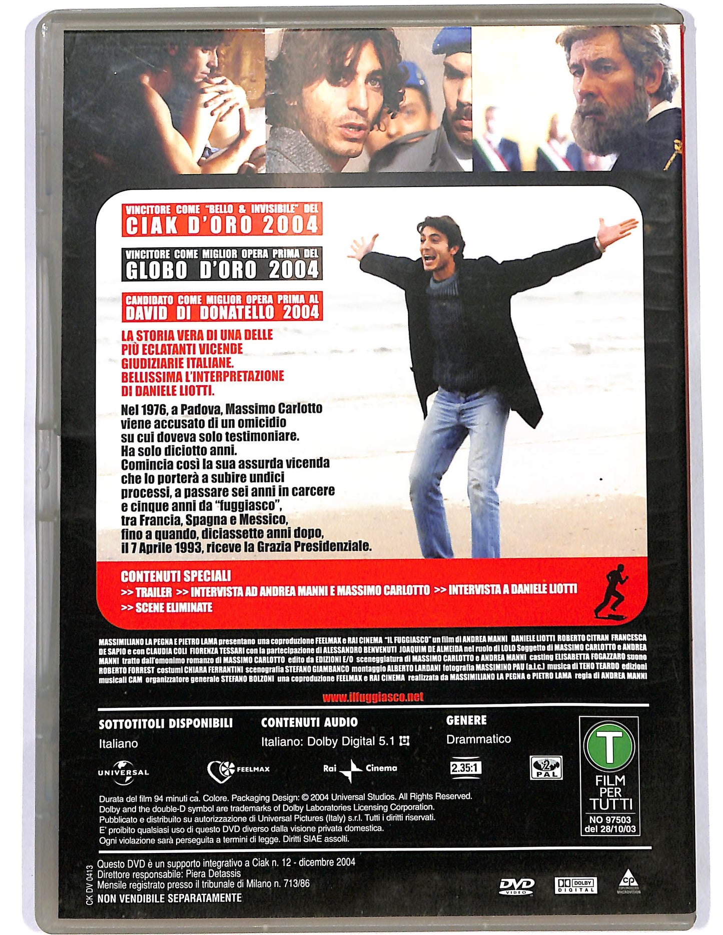EBOND Il fuggiasco EDITORIALE DVD DB743648