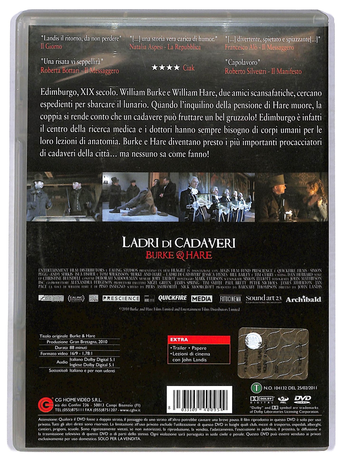 EBOND Burke e Hare Ladri di cadaveri NOLEGGIO DVD DB744135