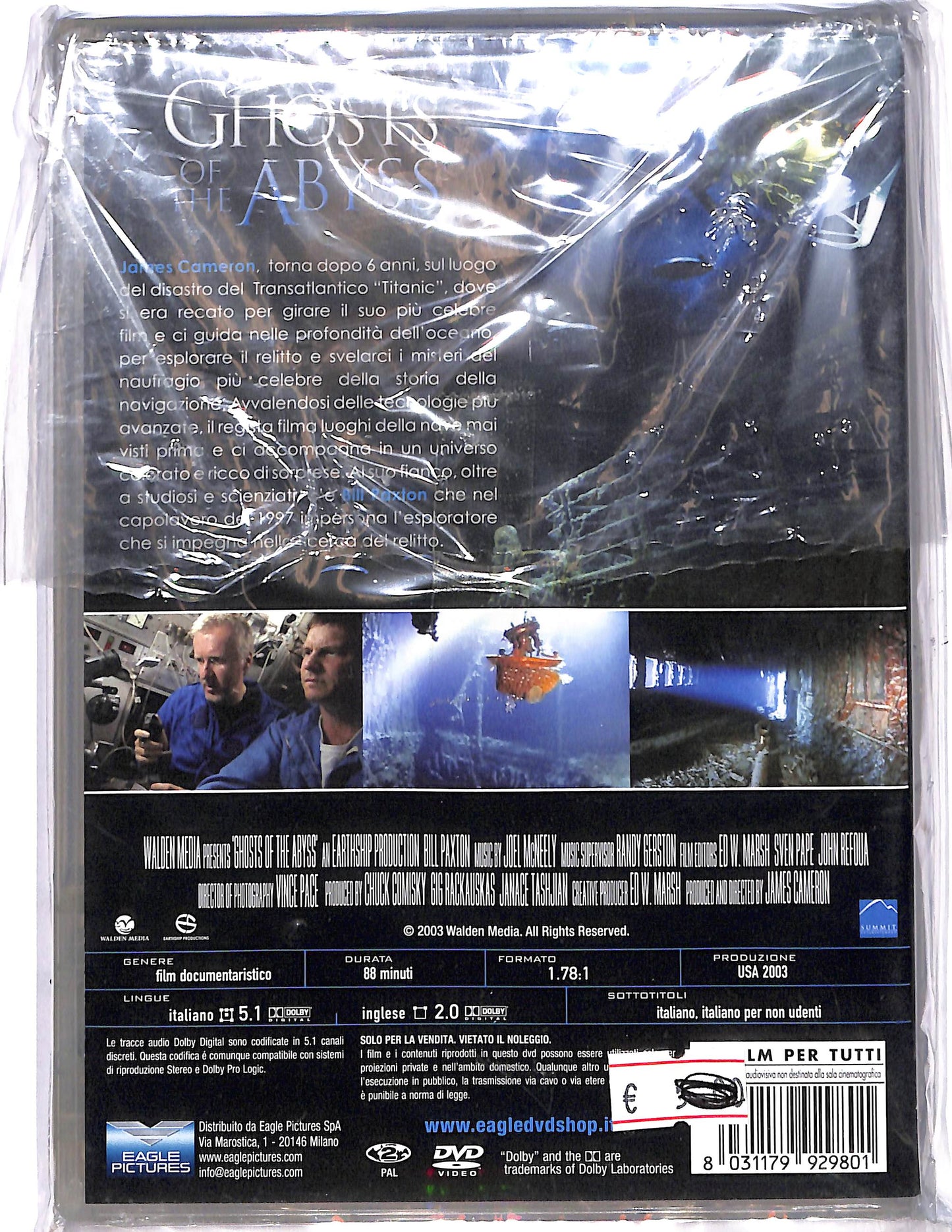 EBOND Ghost of the abyss DVD DB744212