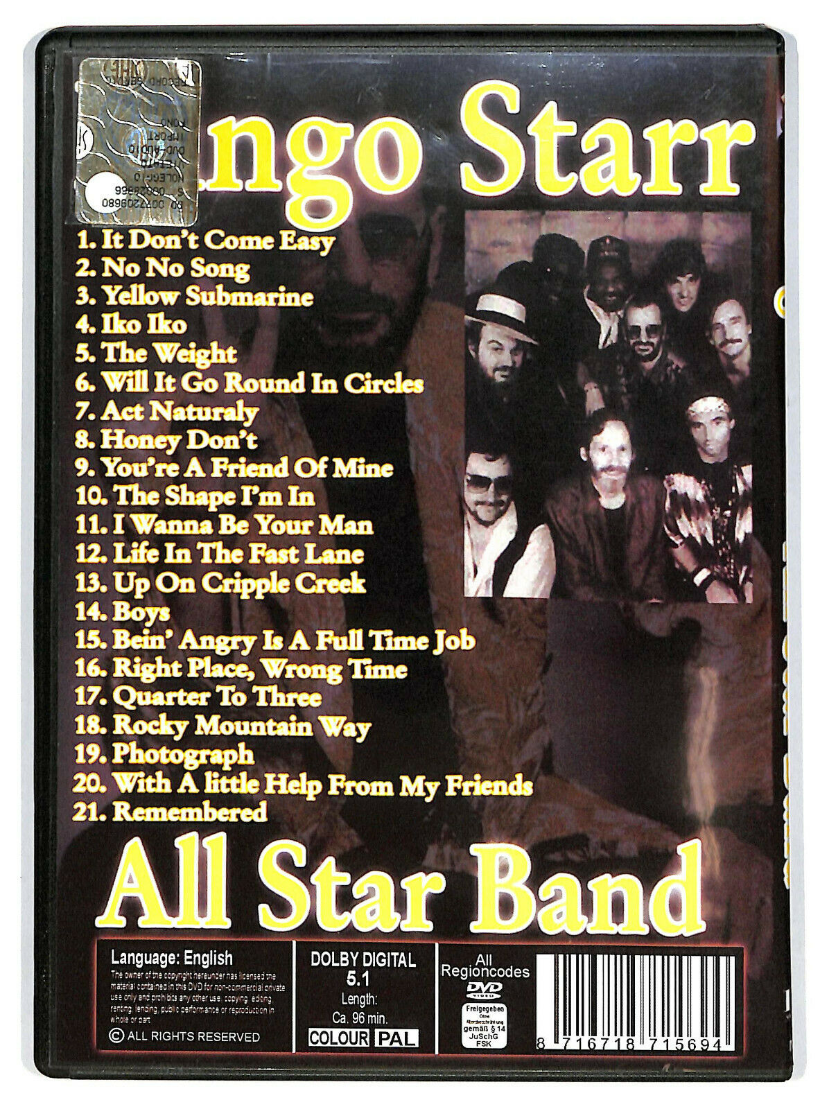 EBOND Ringo Starr / All Star Band - All Star Banddvd DVD DB744226