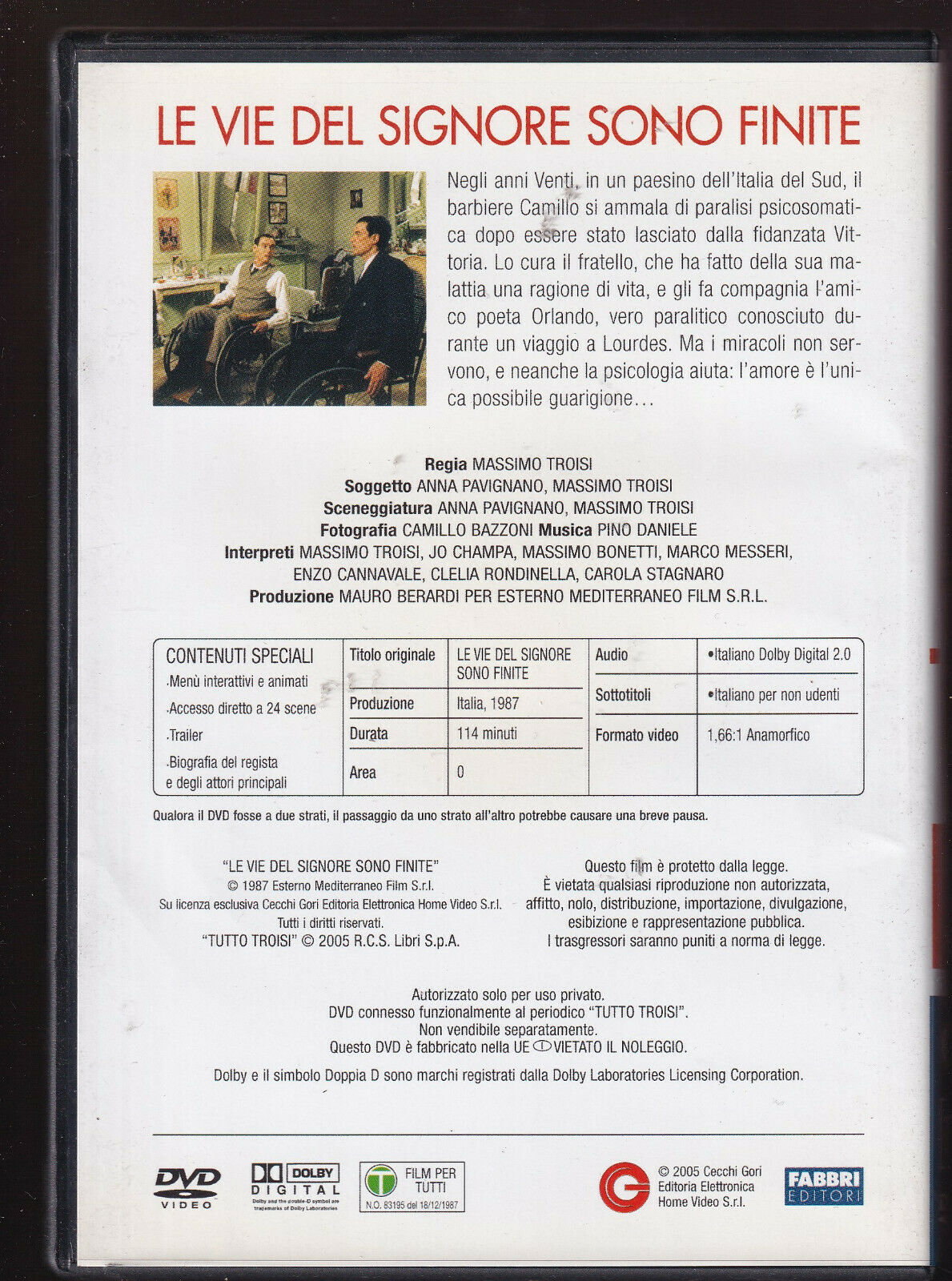 EBOND Le Vie Del Signore Sono Finite Editoriale Fabbri DVD DB744255