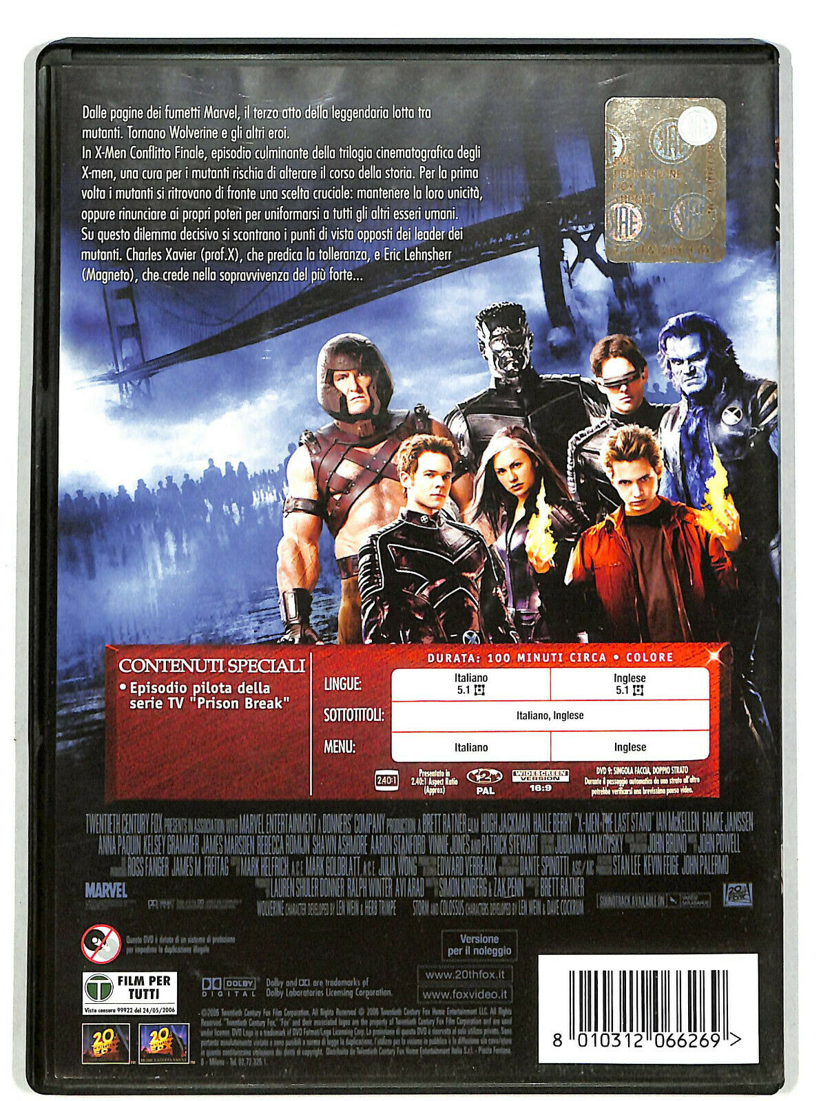 EBOND X-men Conflitto Finale Ex Noleggio DVD DB744818