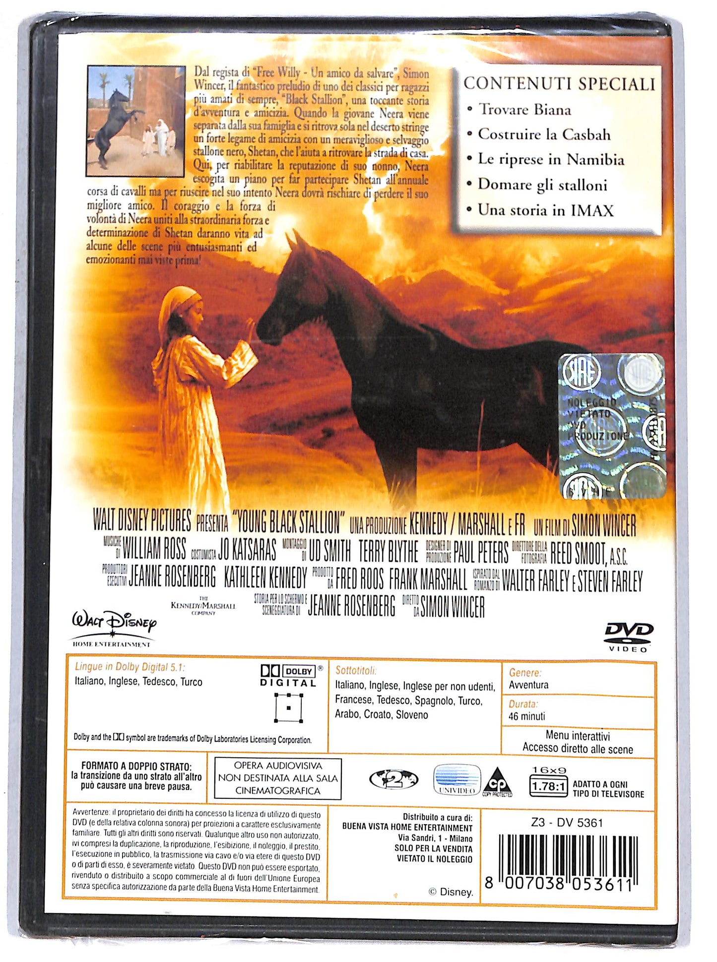 EBOND Young Black Stallion DVD DB744863