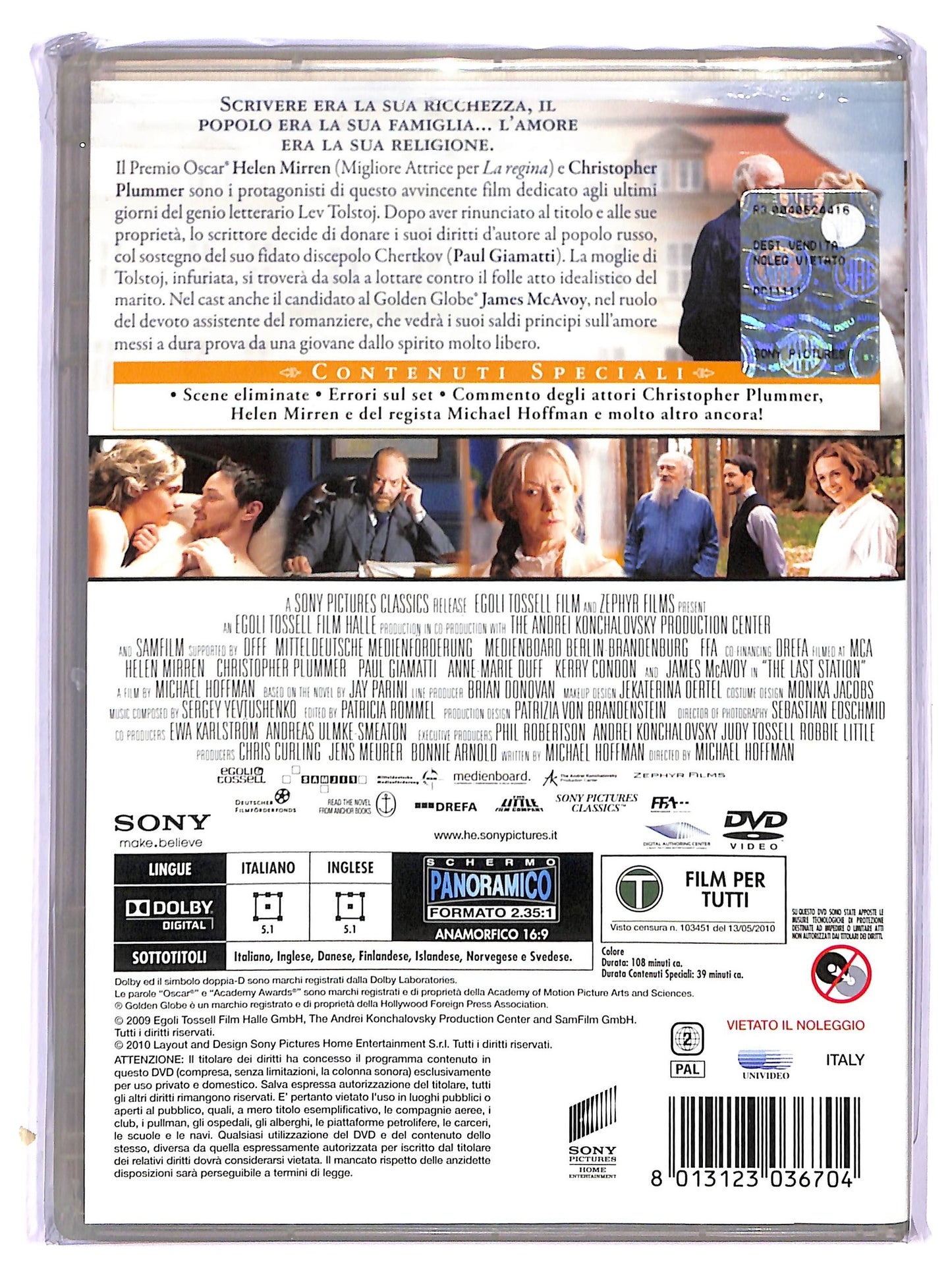 EBOND The Last Station NOLEGGIO DVD DB745343