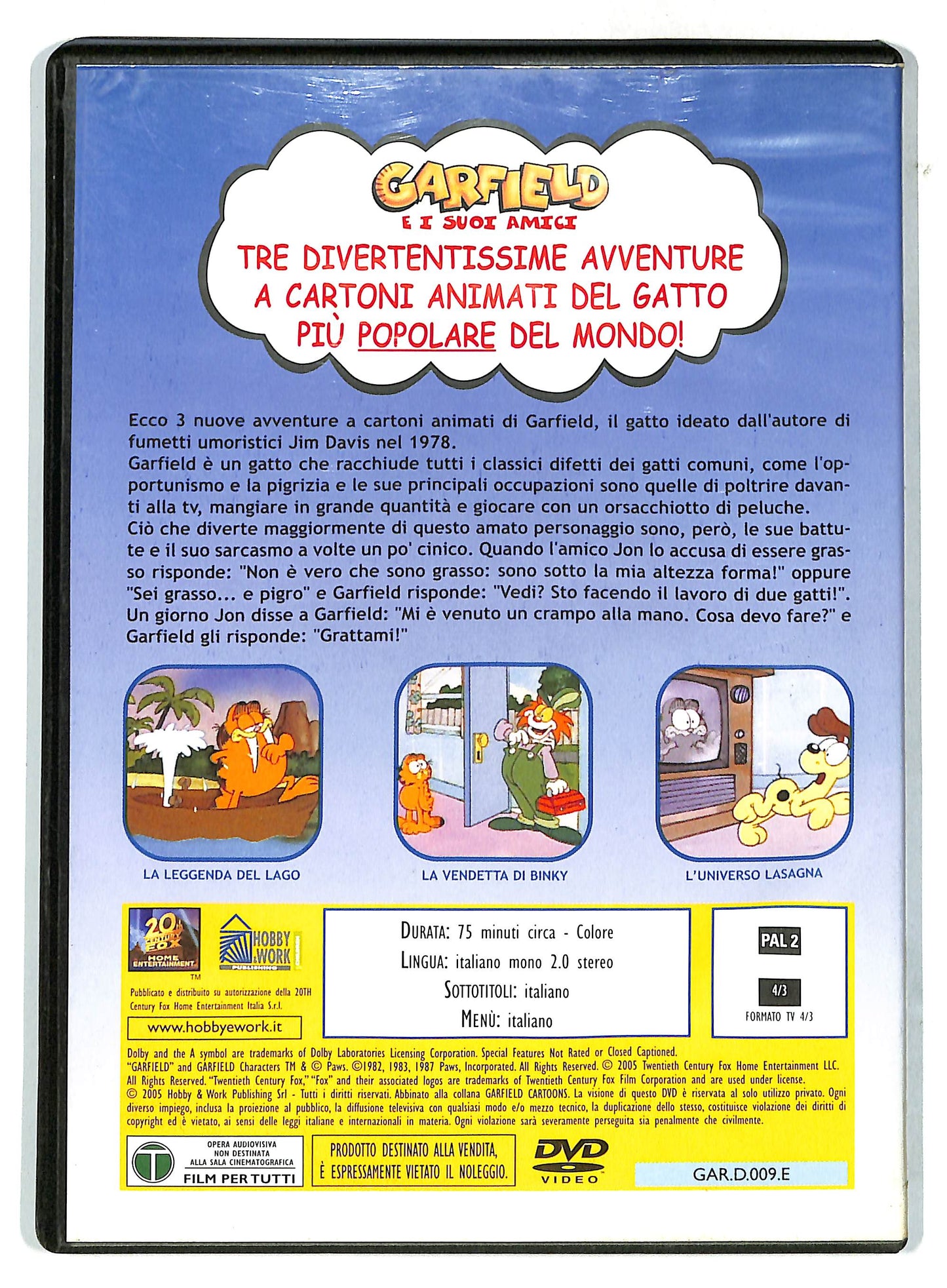 EBOND Garfield e i suoi amici EDITORIALE DVD DB746130