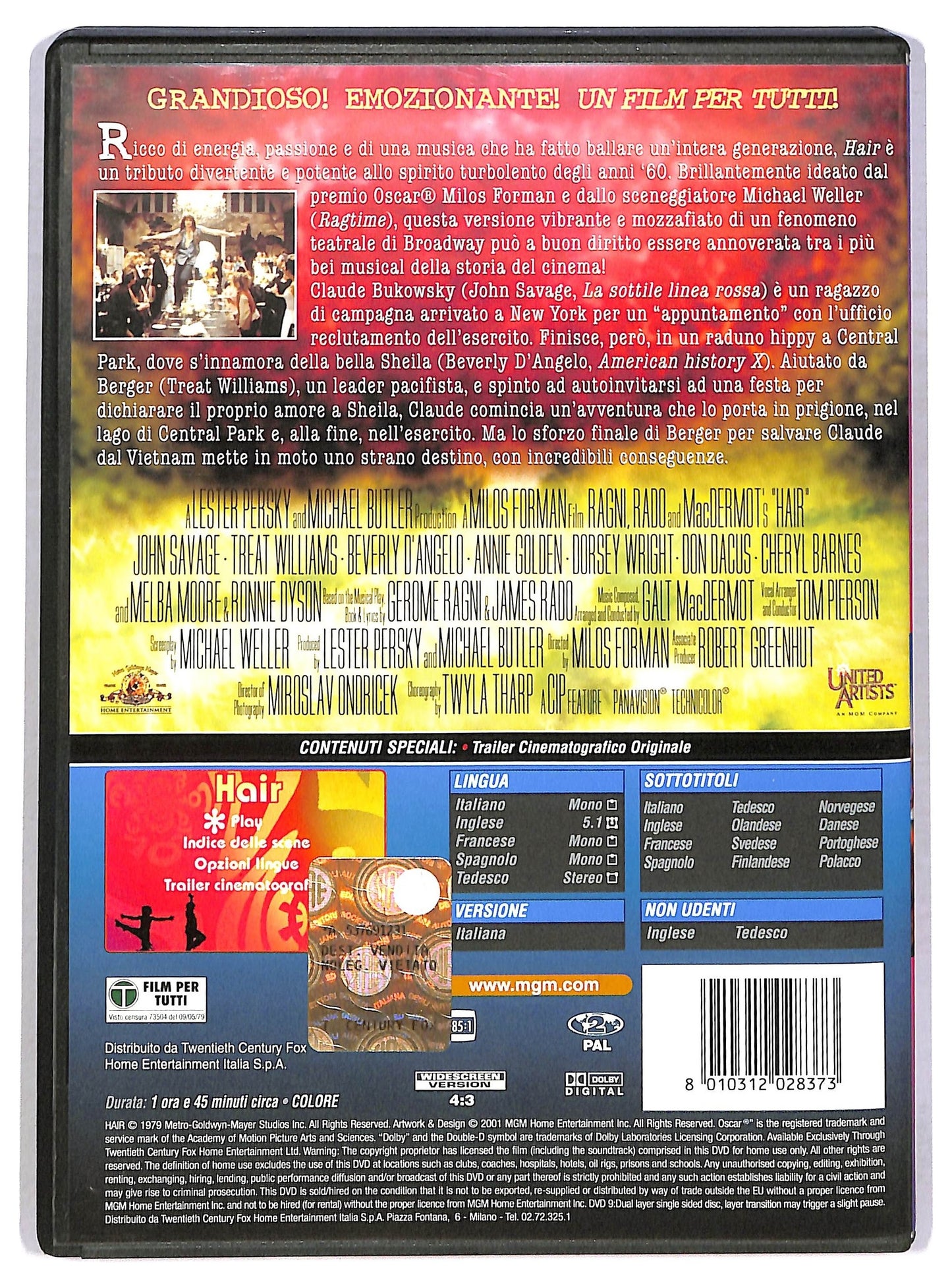 EBOND Hair NOLEGGIO DVD DB746148