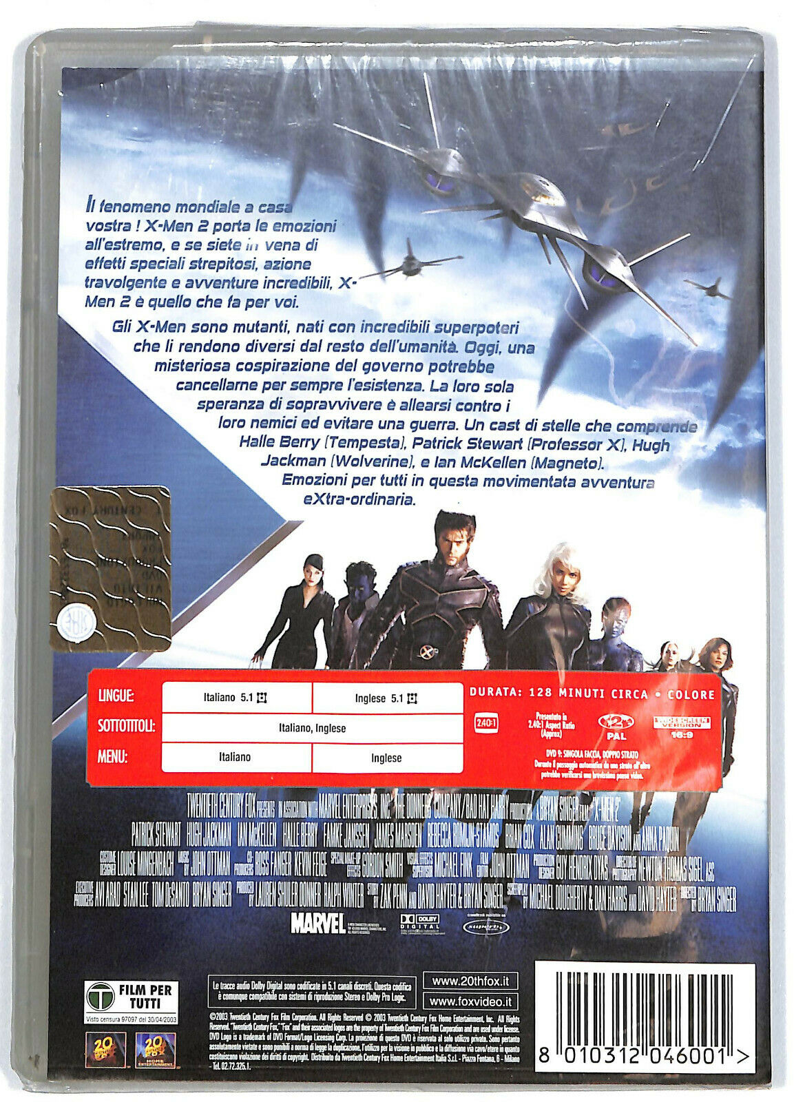 EBOND X-men 2 NOLEGGIO DVD DB746149
