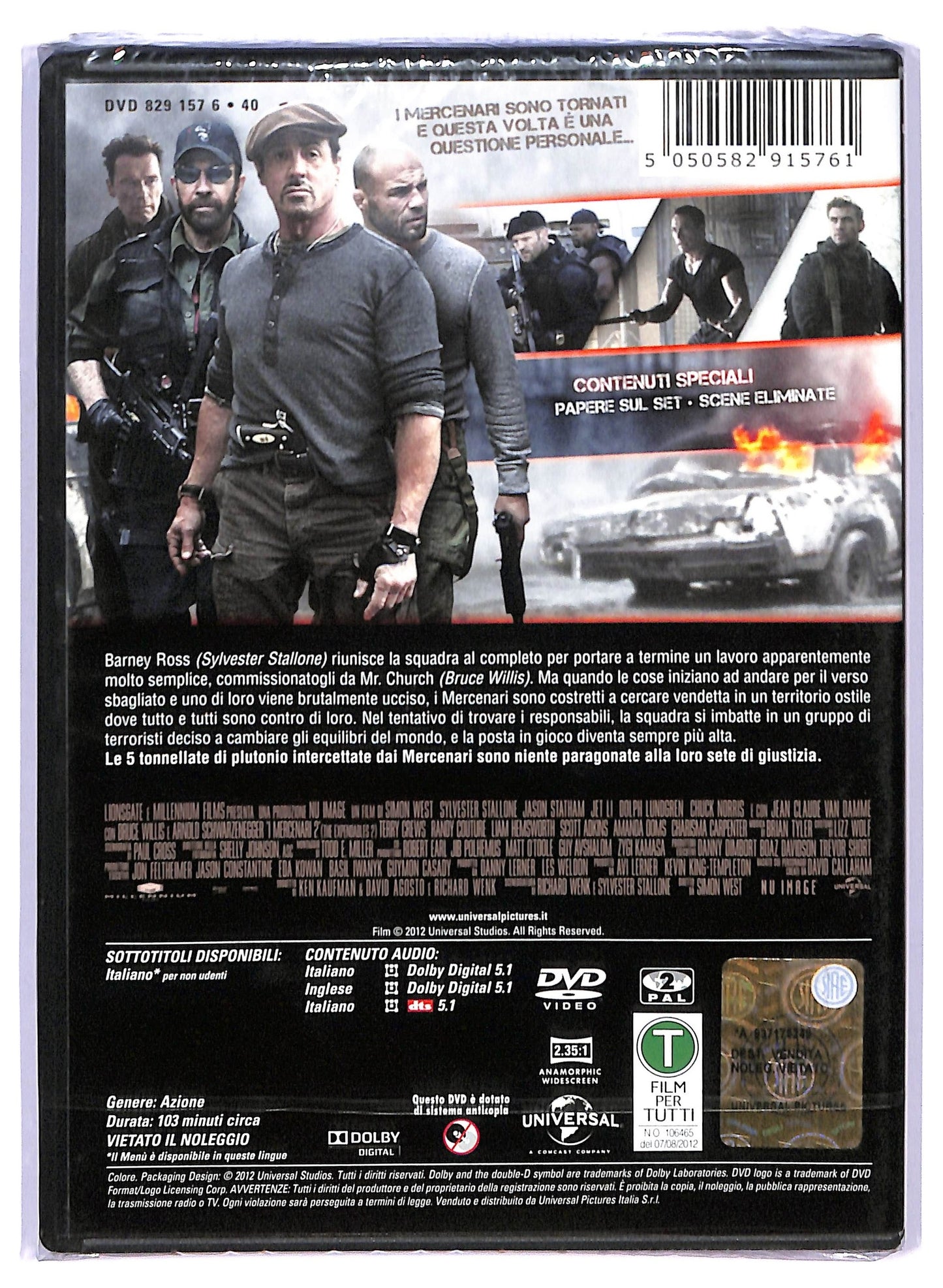 EBOND i Mercenari 2 , The Expendables NOLEGGIO DVD DB746162