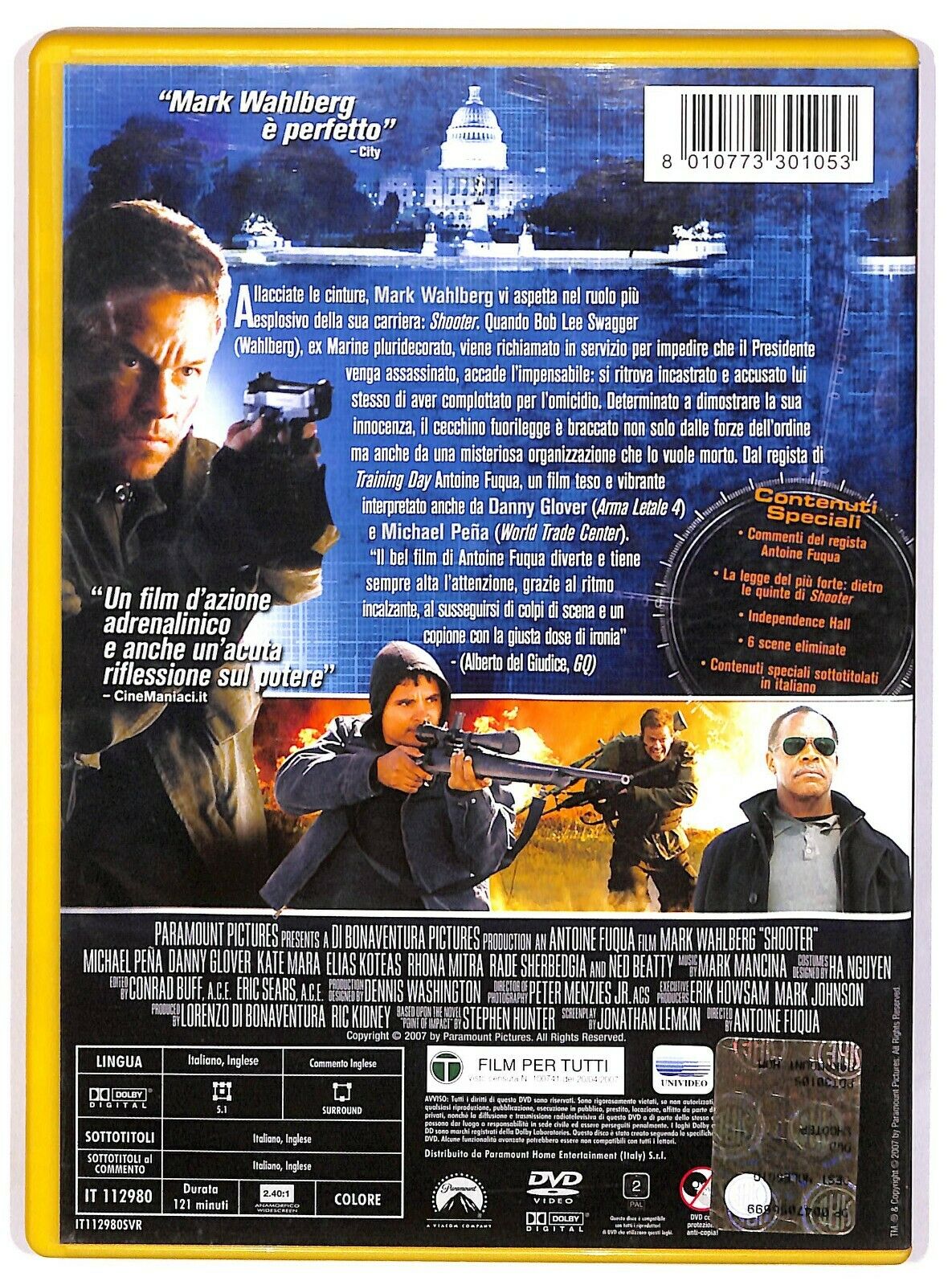 EBOND Shooter Con Mark Wahlberg Ex Noleggio DVD DB746647