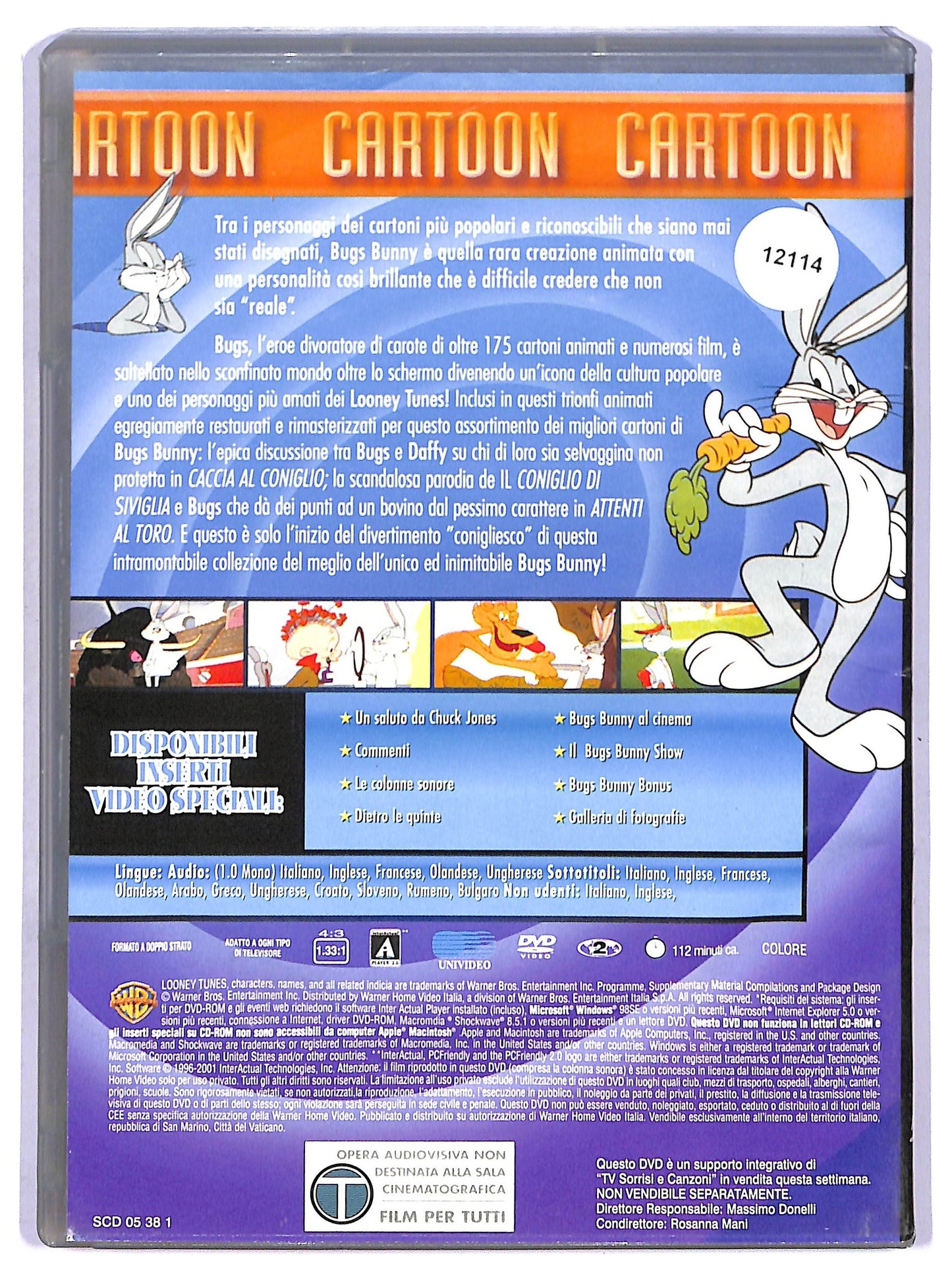 EBOND Looney Tunes Bugs Bunny EDITORIALE DVD DB746922