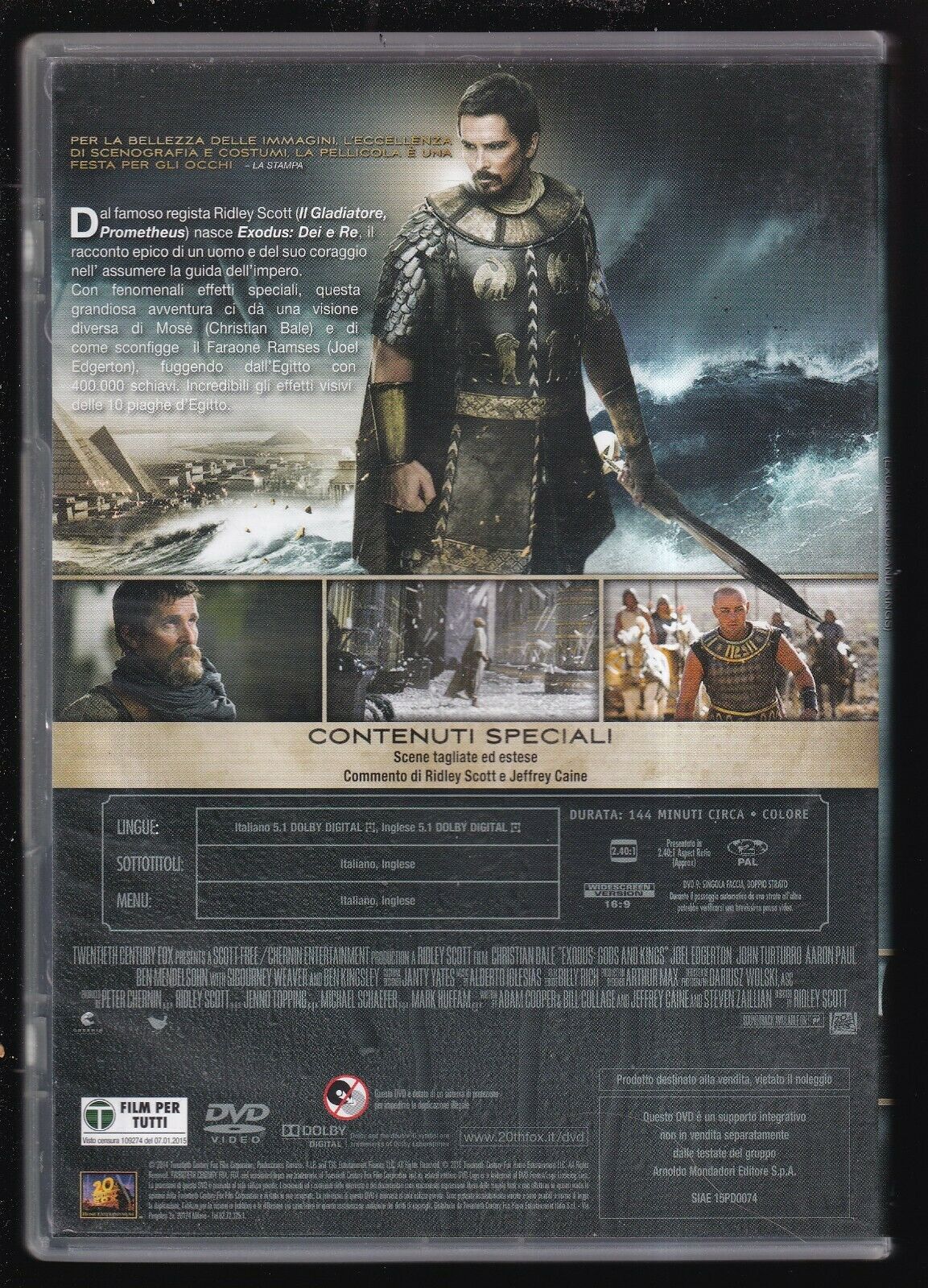 EBOND Exodus Dei E Re Editoriale DVD DB746949