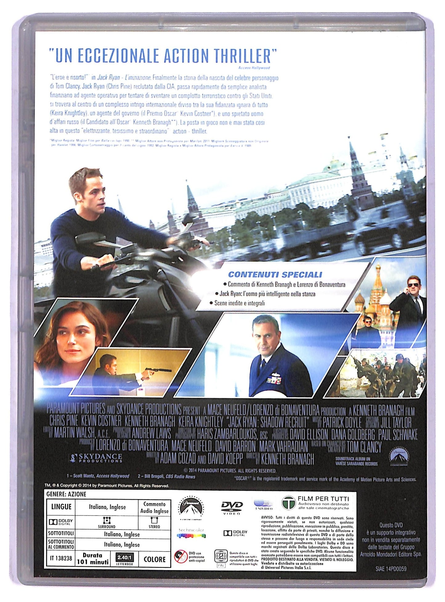 EBOND Jack Ryan - L'iniziazione EDITORIALE DVD DB746954