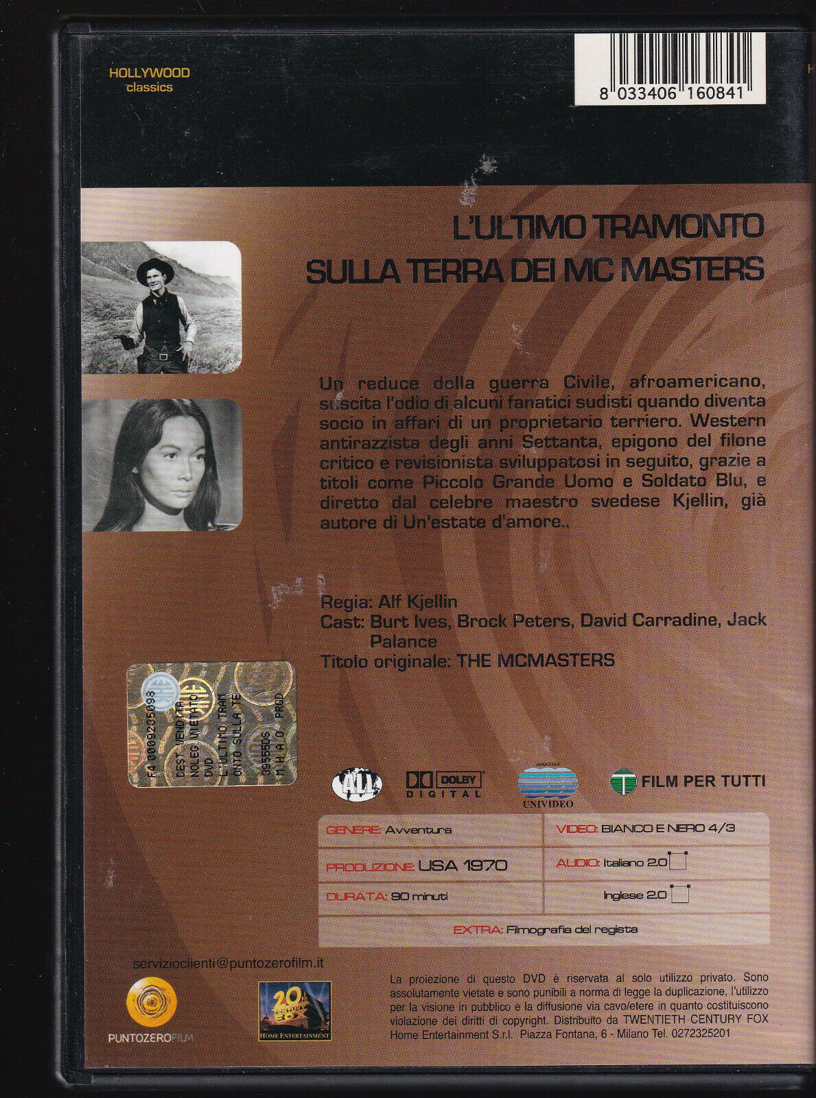 EBOND L'ultimo Tramonto Sulla Terra Dei Mc Masters DVD DB747105