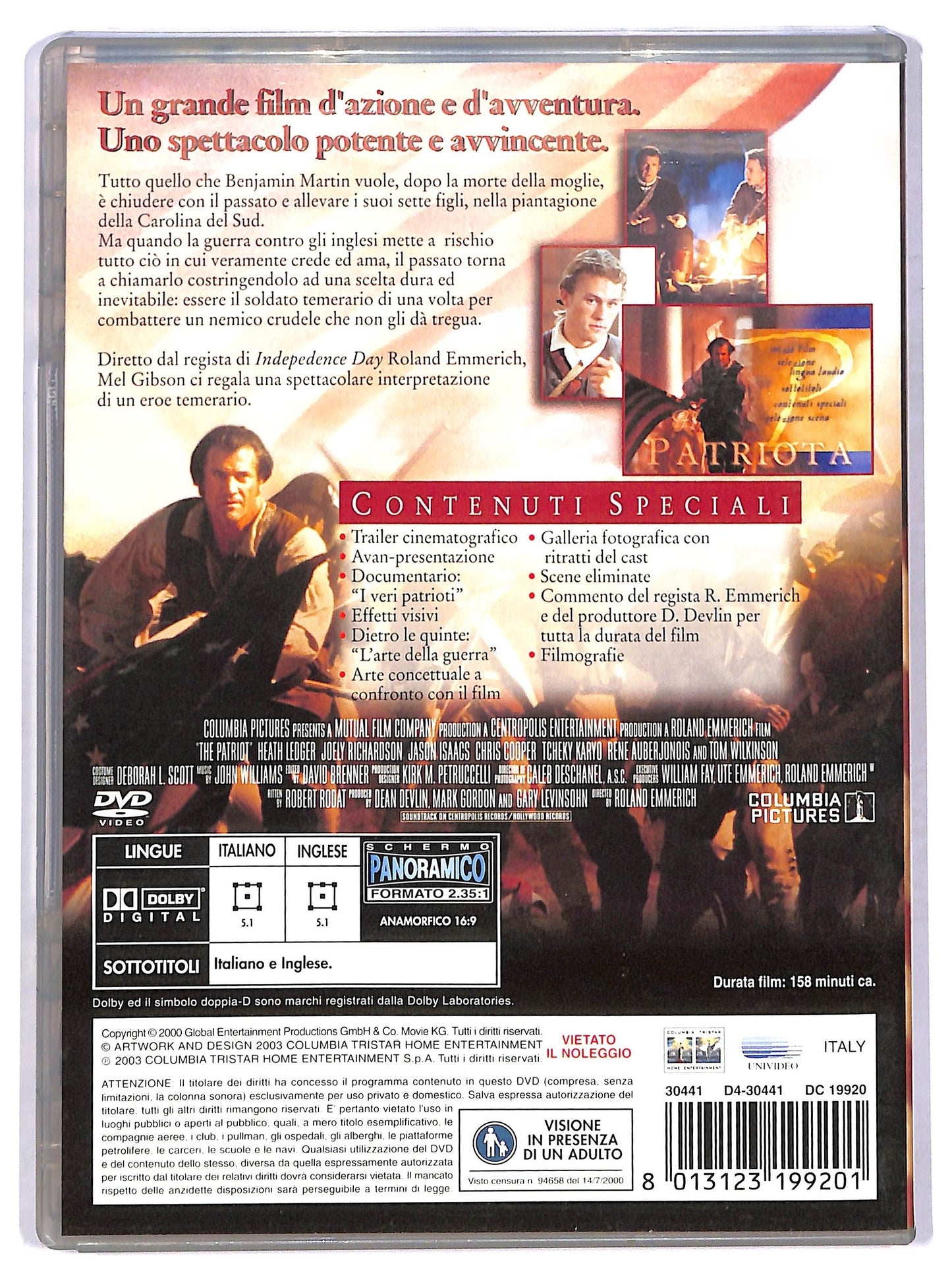 EBOND Il Patriota DVD DB747129