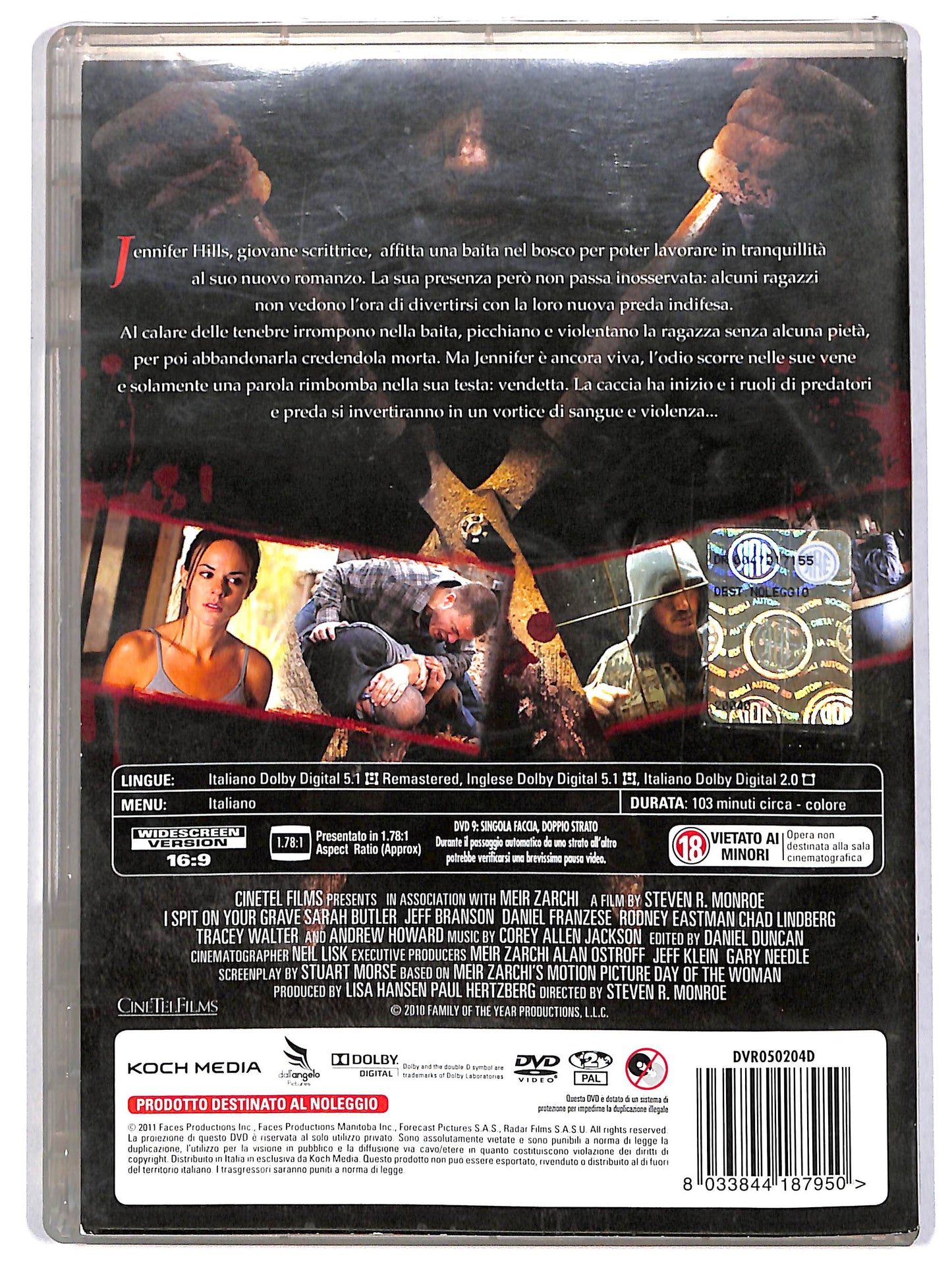 EBOND I Spit on Your Grave Noleggio DVD DB747301