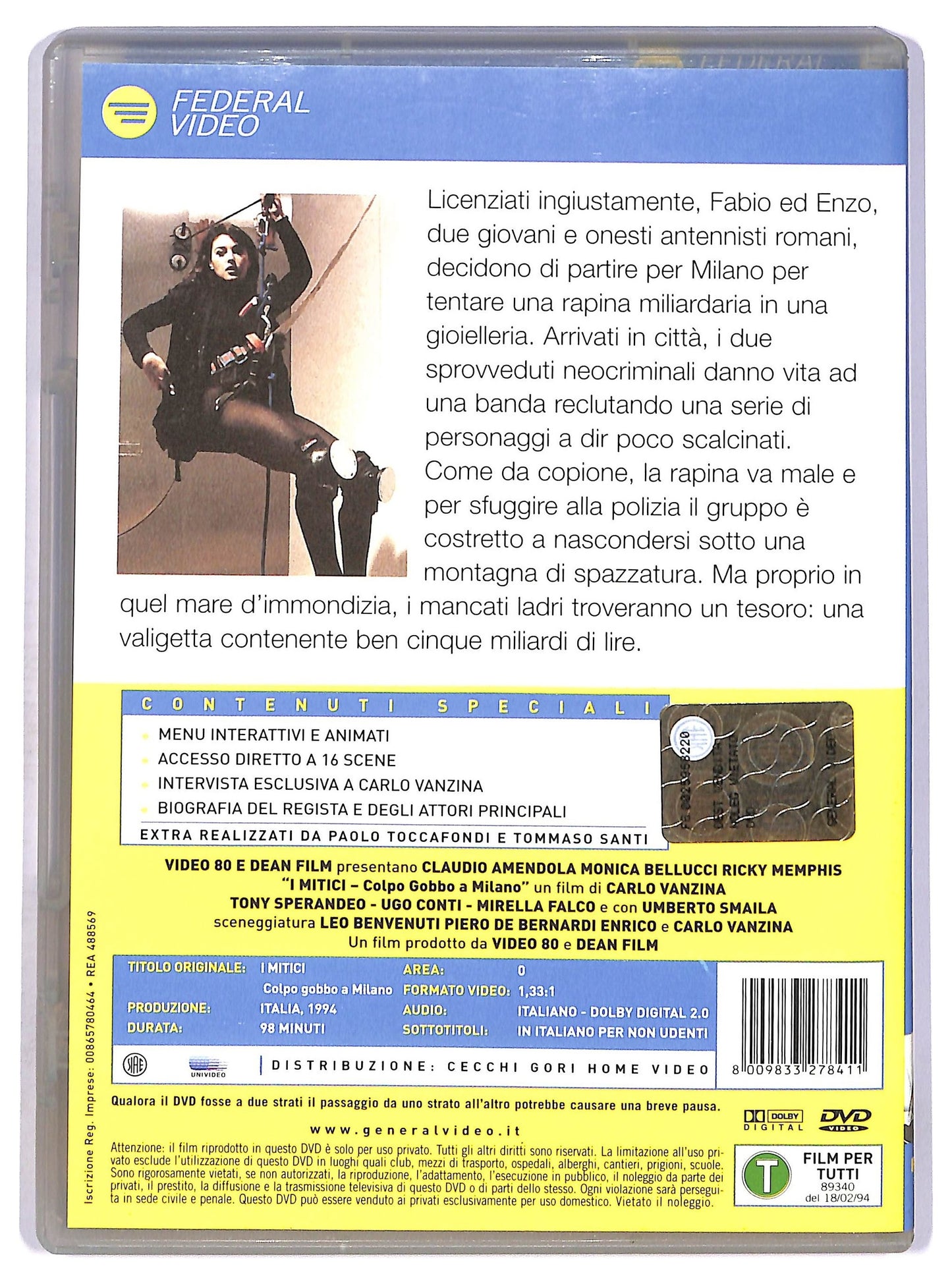 EBOND i mitici - colpo gobbo a milano DVD DB747357