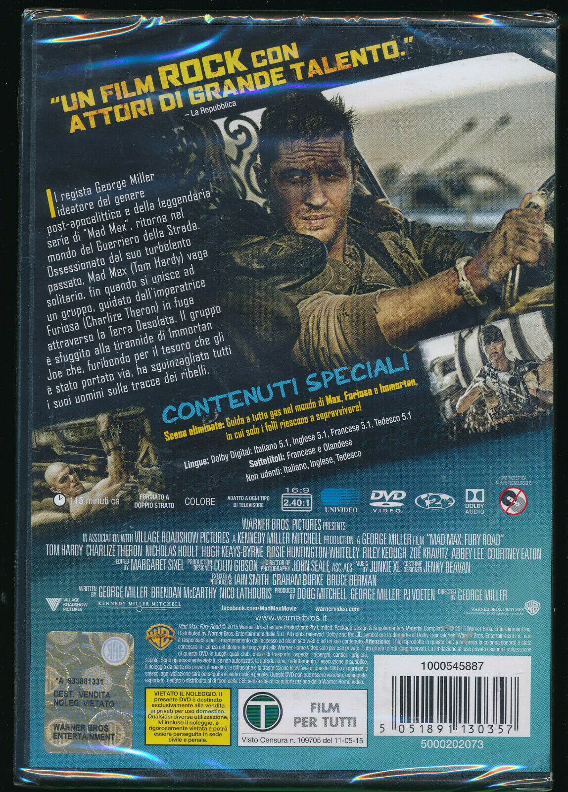 EBOND Mad Max: Fury Road NOLEGGIO DVD DB747364