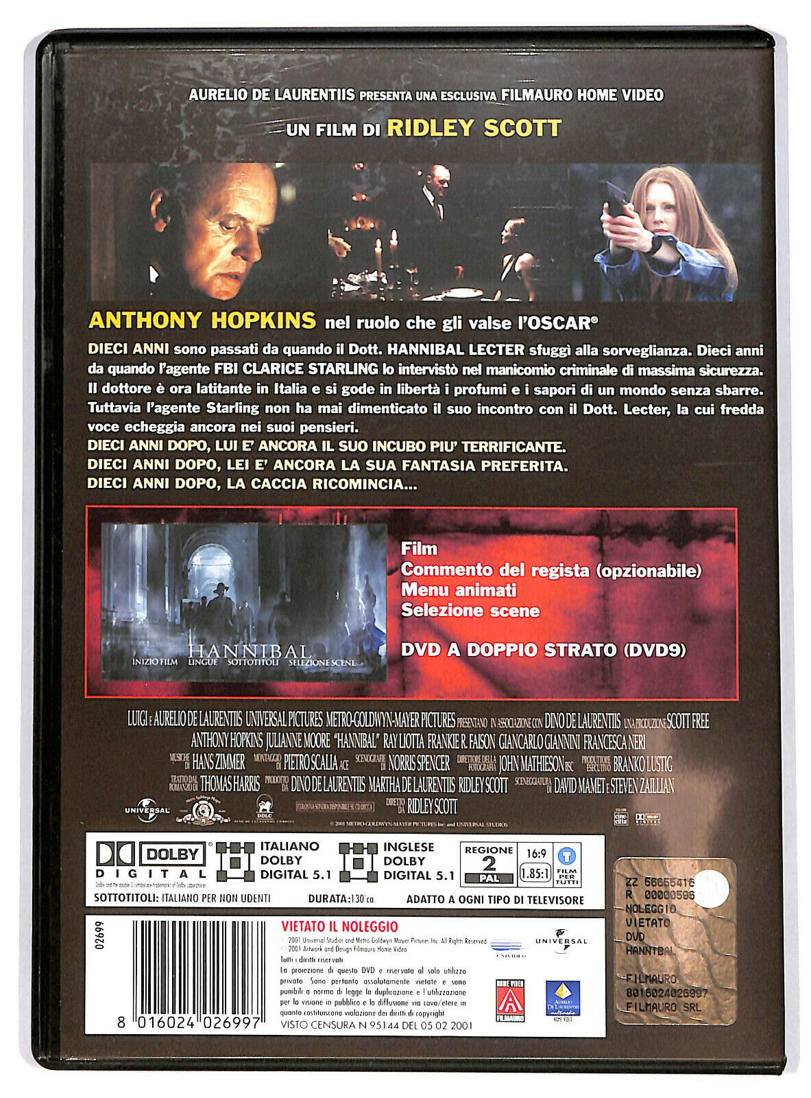 EBOND Hannibal NOLEGGIO DVD DB747624