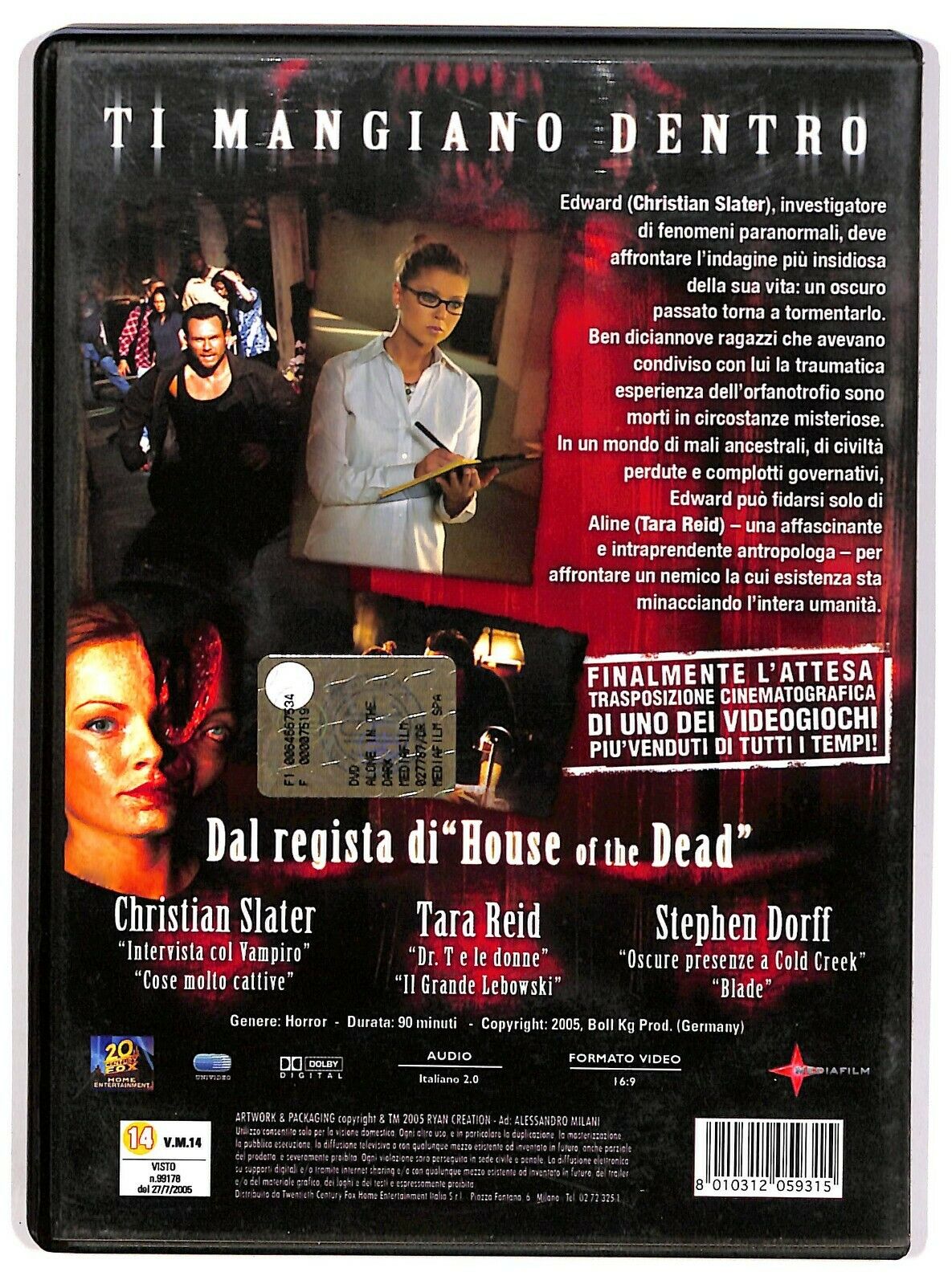 EBOND Alone In The Dark Ex Noleggio DVD DB747723