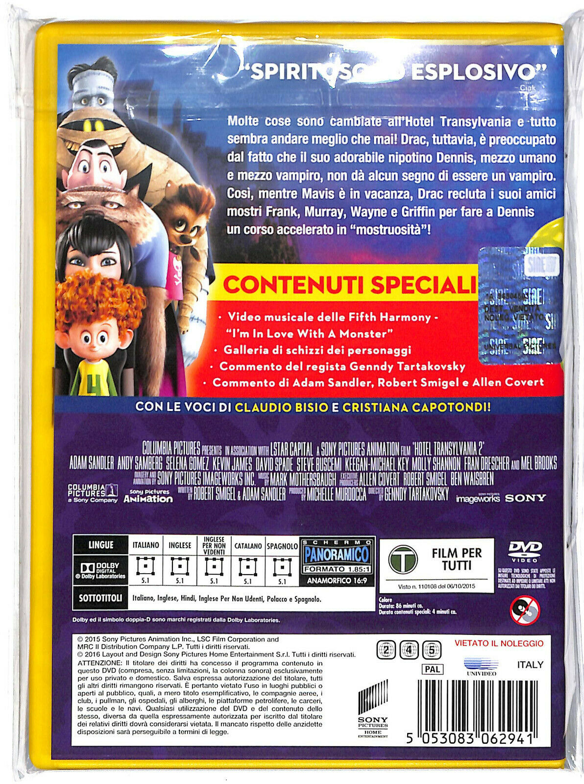 EBOND Hotel Transylvania 2 NOLEGGIO DVD DB747734