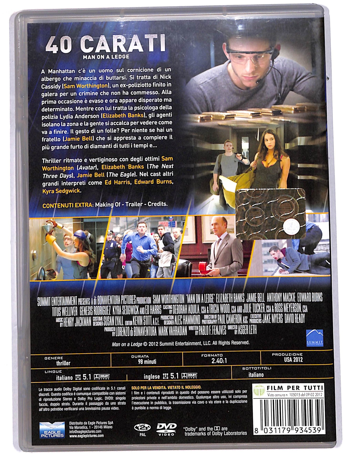 EBOND 40 carati NOLEGGIO DVD DB747748