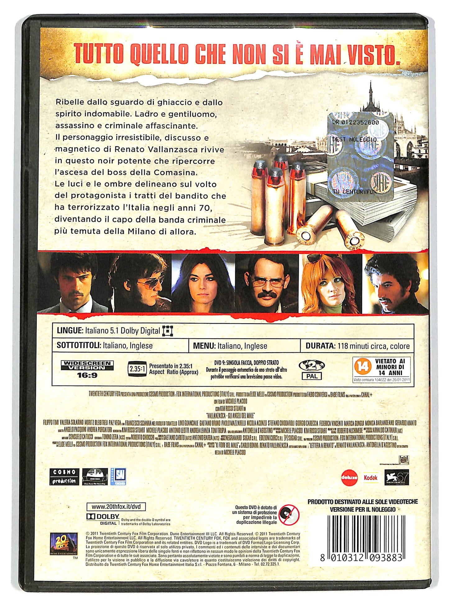 EBOND Vallanzasca - Gli angeli del male - NOLEGGIO DVD DB748120