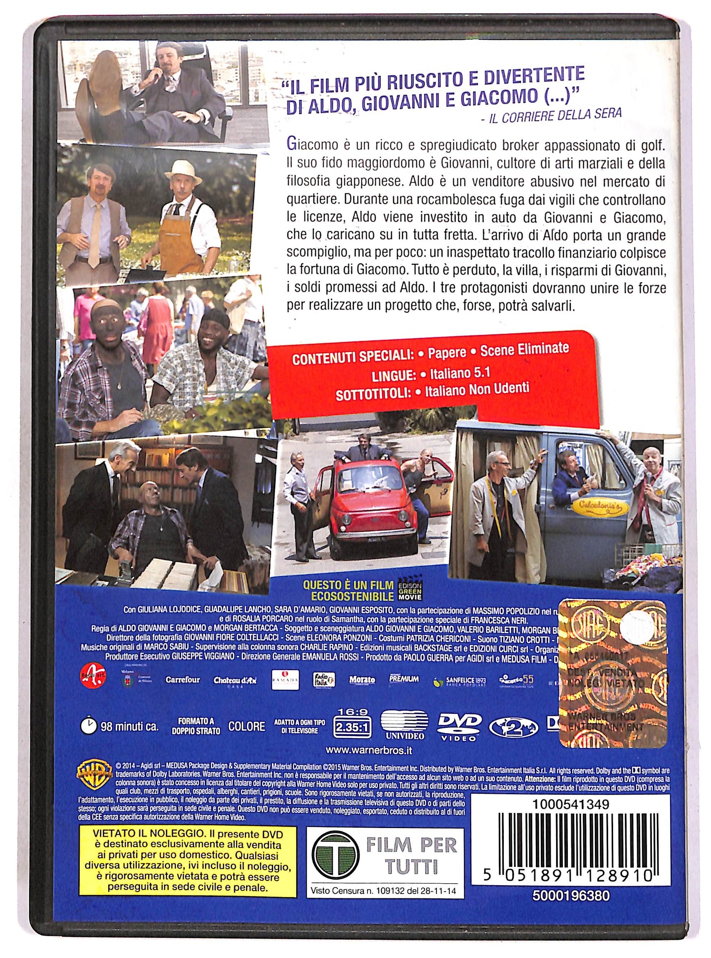 EBOND Il ricco, il povero e il maggiordomo NOLEGGIO DVD DB748132