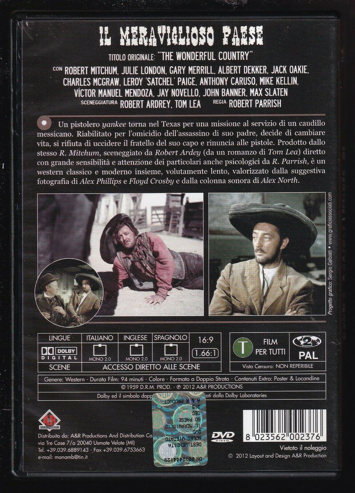 EBOND Il Meraviglioso Paese Con Robert Mitchum DVD DB748155