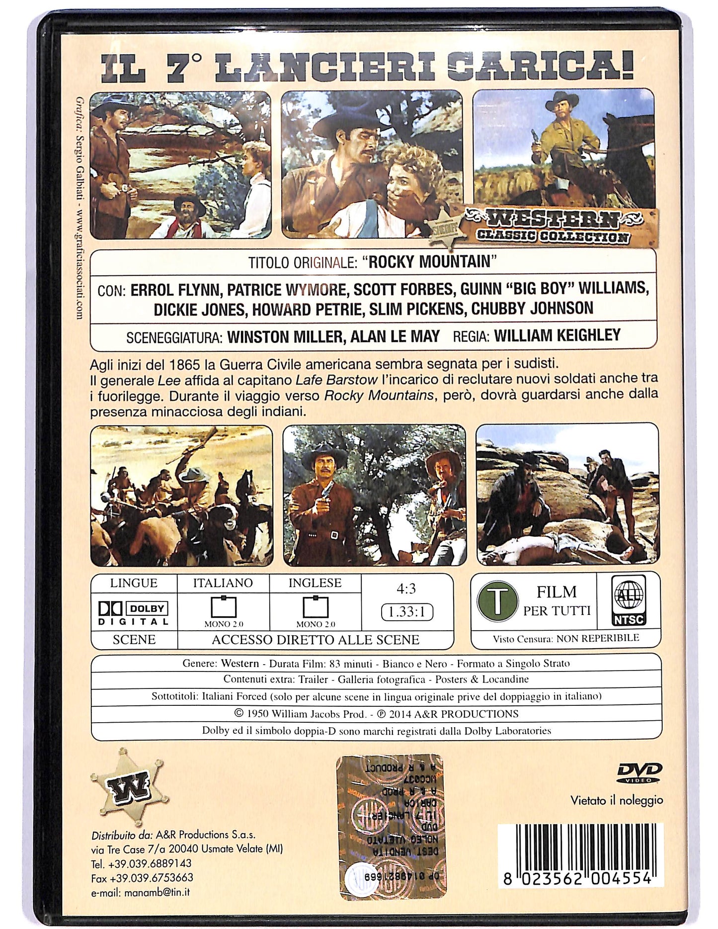 EBOND Il 7º Lancieri carica DVD DB748359