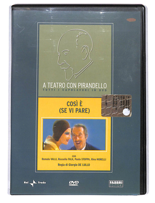 EBOND A teatro con Pirandello - cosi e se vi pare EDITORIALE DVD DB748802