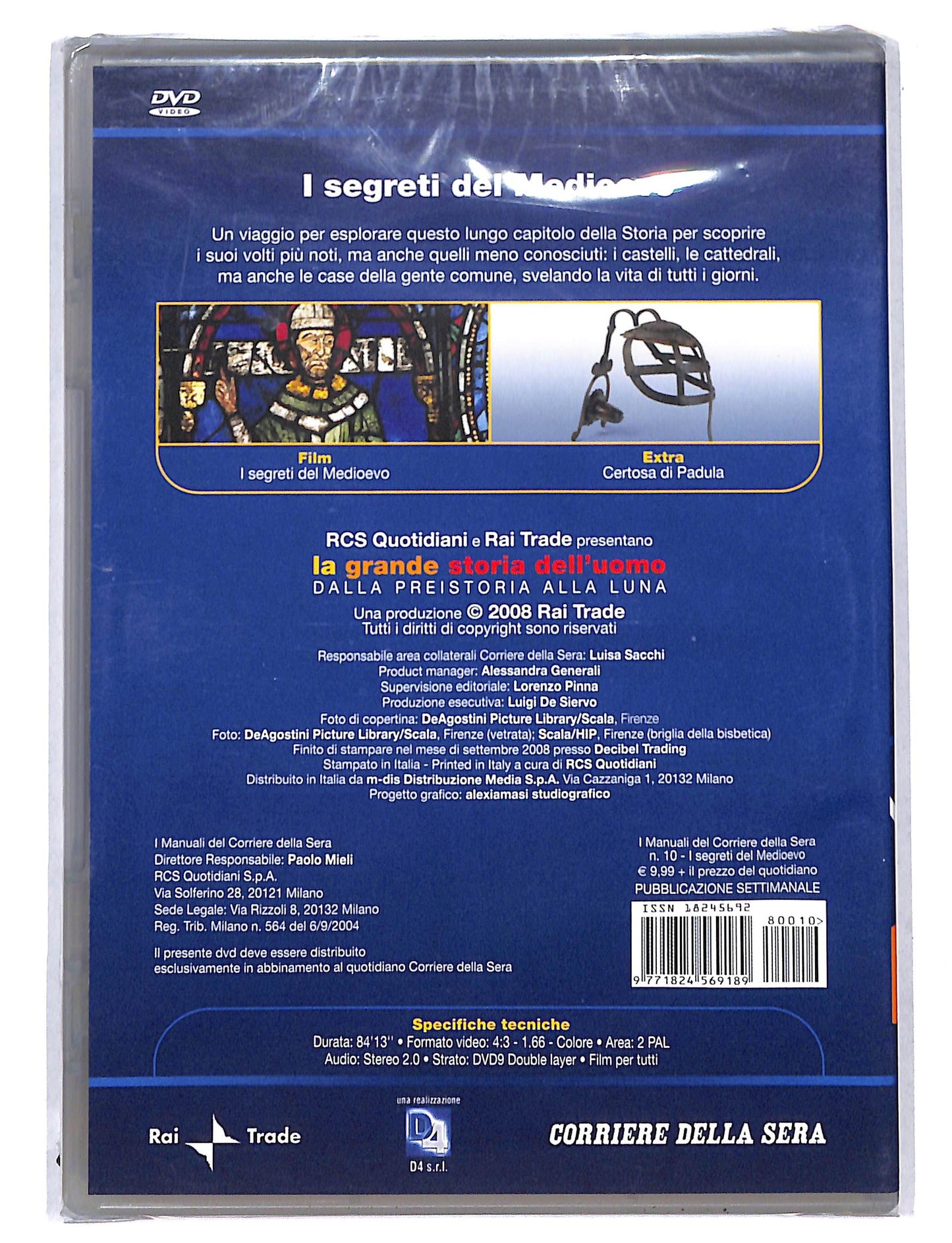 EBOND La Grande storia dell'uomo vol.10 I segreti del Medioevo DVD DB748806