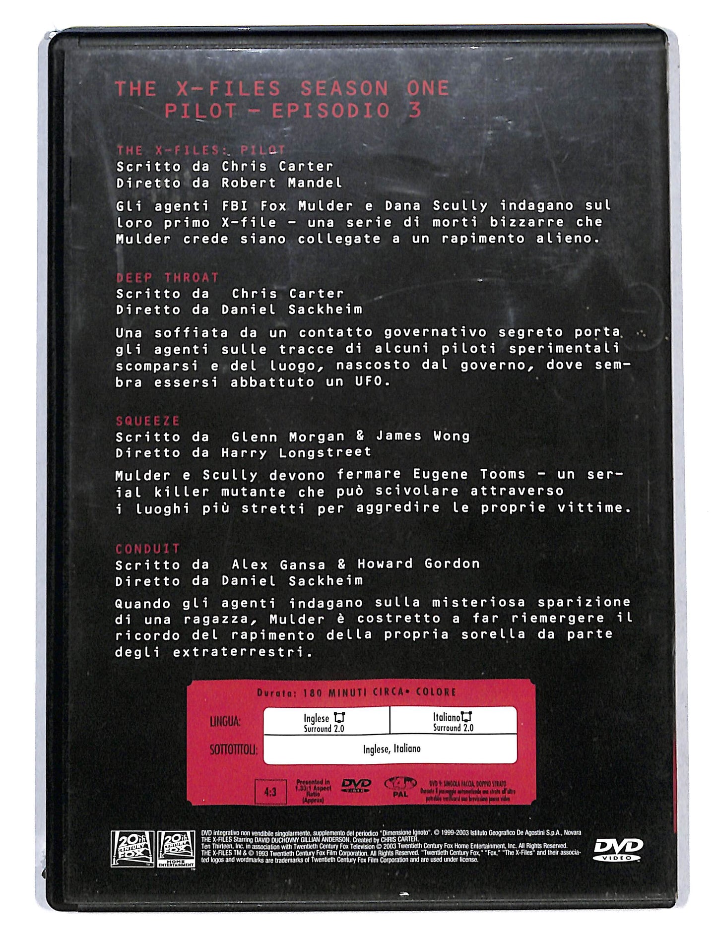 EBOND The X Files season one vol.1 EDITORIALE DVD DB748839