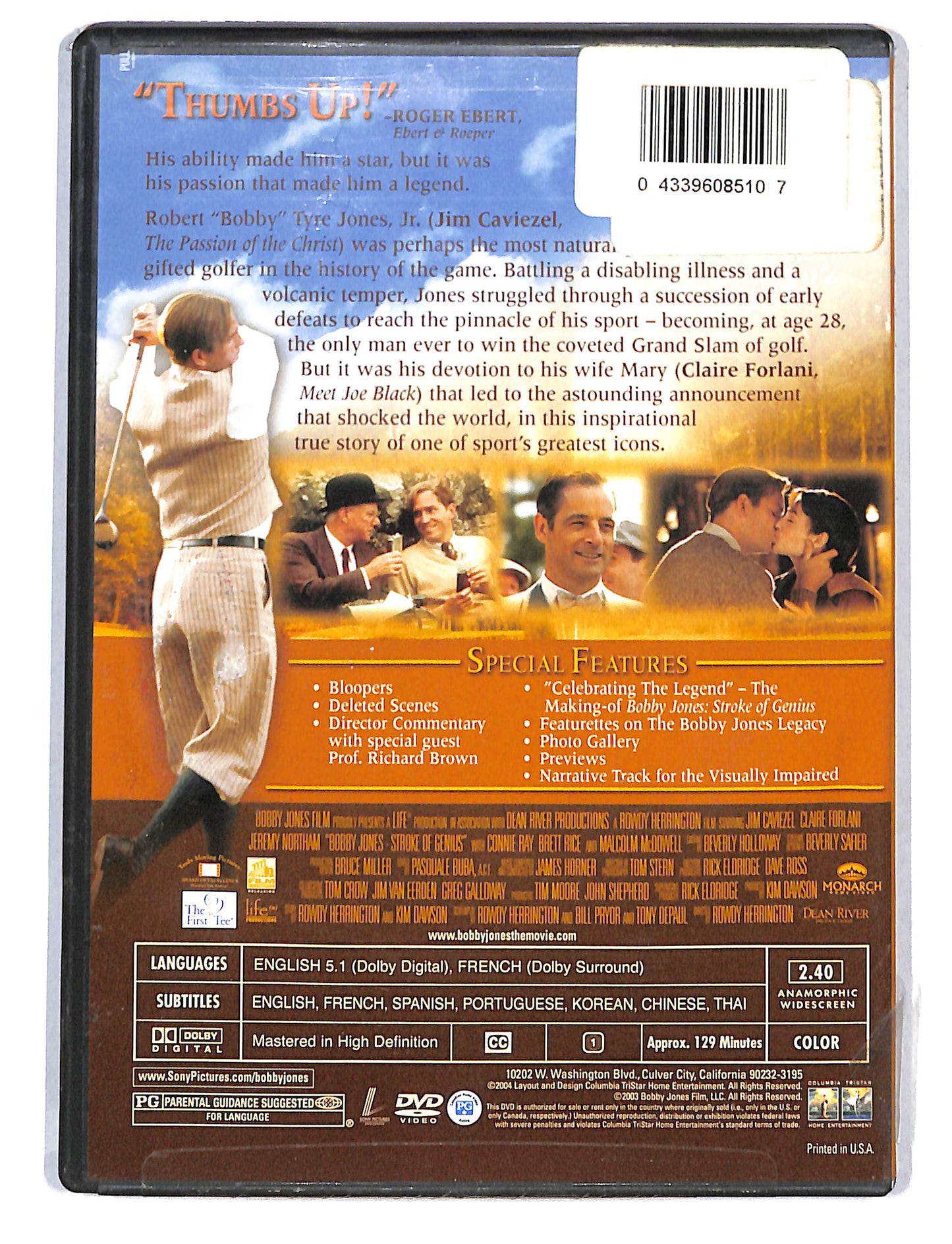 EBOND Bobby Jones stroke of Genius Special Edition DVD DB748850