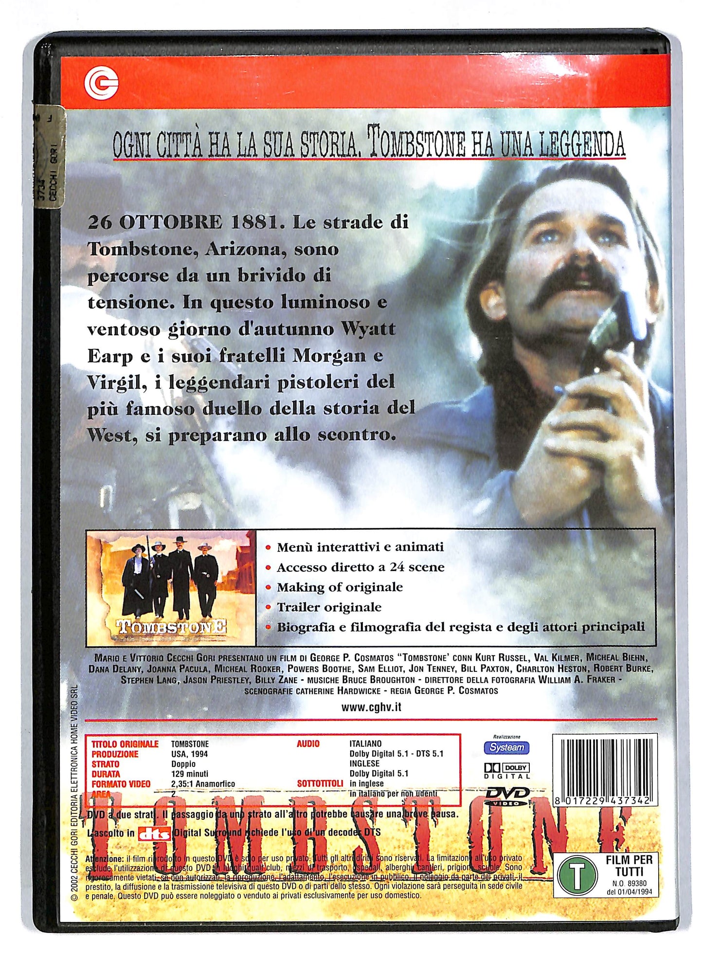 EBOND Tombstone DVD DB749218