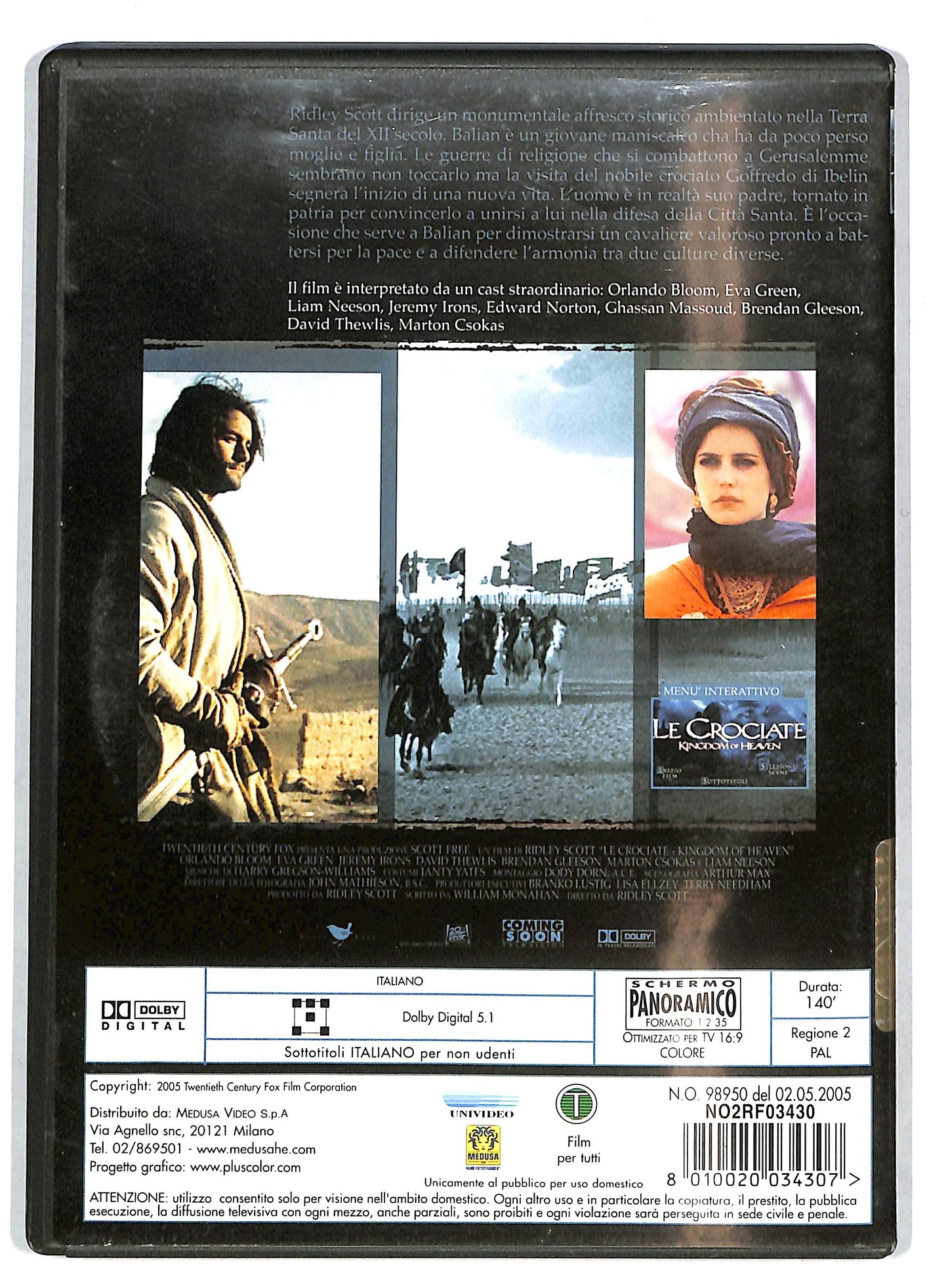 EBOND Le crociate - Kingdom of Heaven NOLEGGIO DVD DB749245