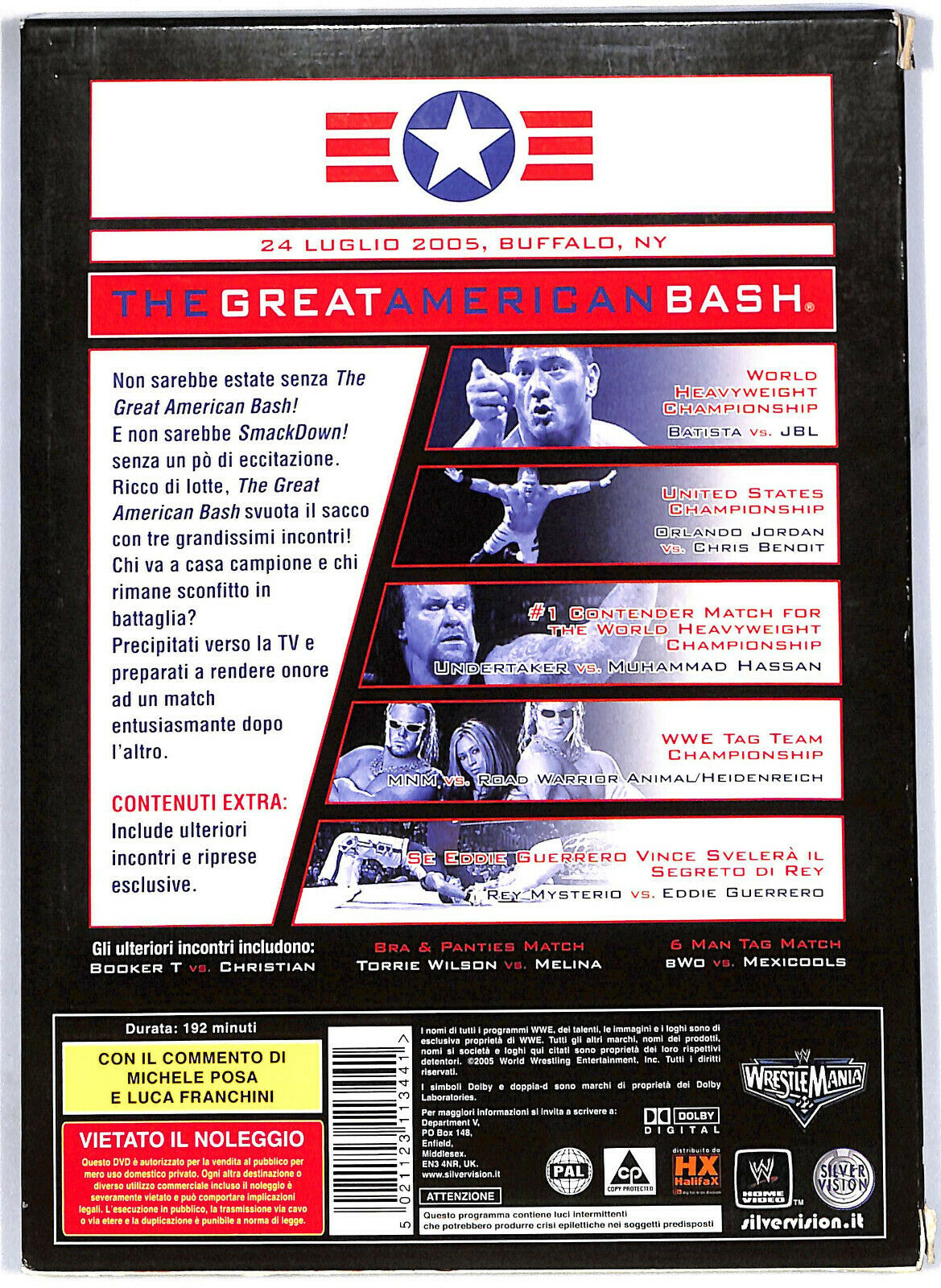 EBOND The Great American Bash 2005 DVD DB749619
