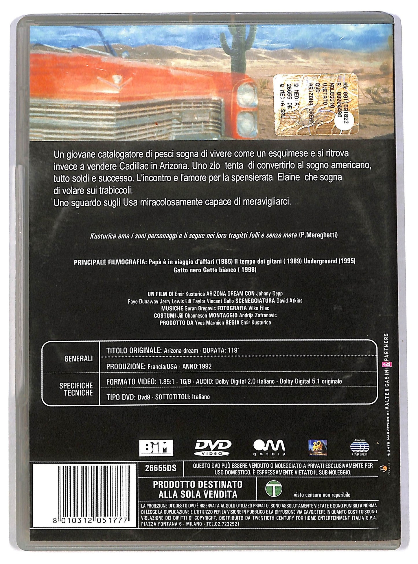 EBOND Arizona Dream DVD DB749764
