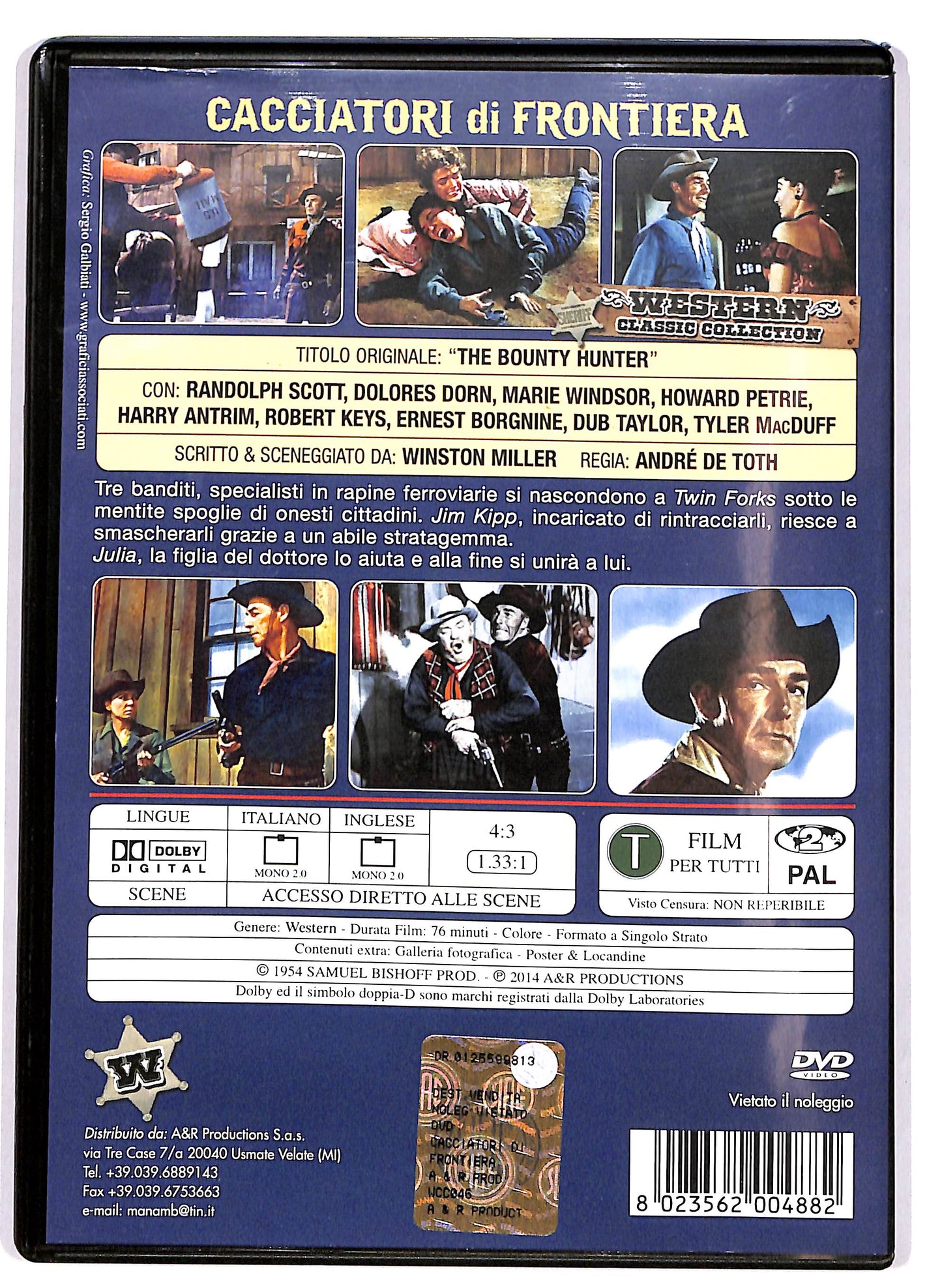 EBOND Cacciatori d frontiera DVD DB750105