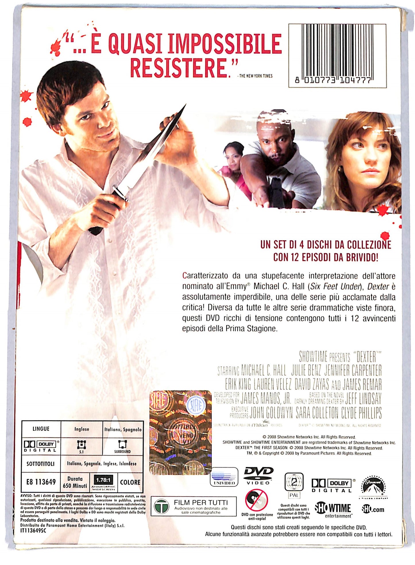 EBOND dexter - la prima stagione DVD DB750111