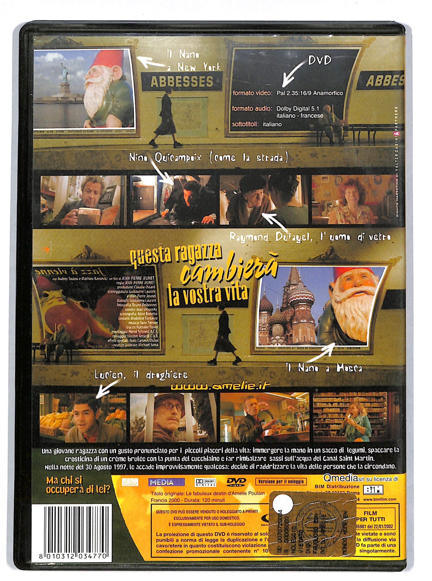 EBOND Il favoloso mondo di Amelie DVD DB750142