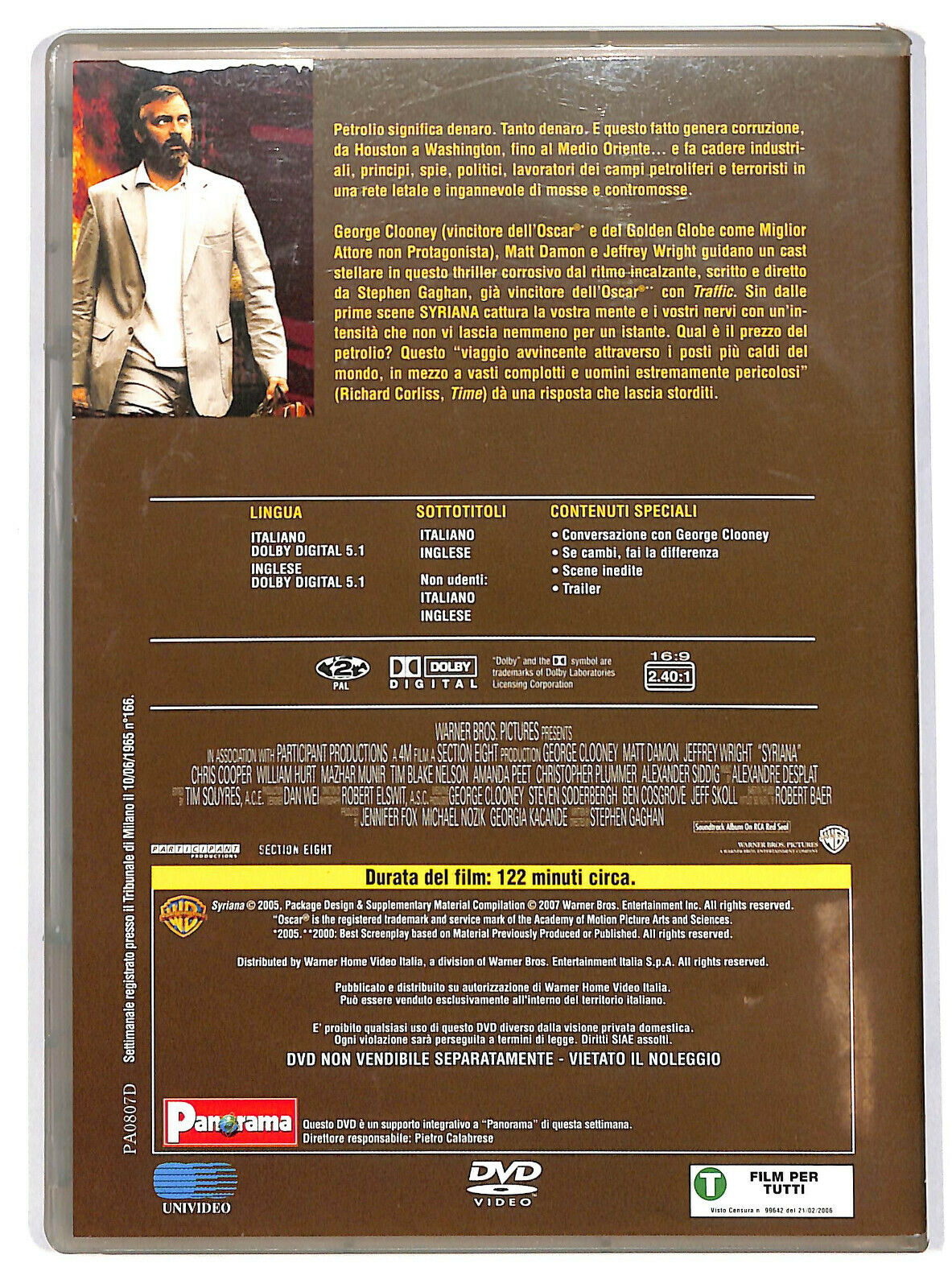 EBOND Syriana Editoriale DVD DB750242