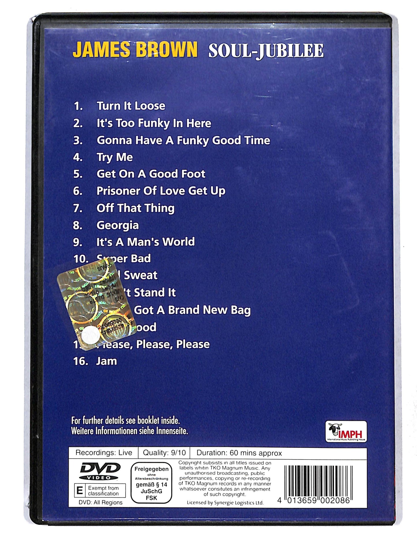 EBOND James Brown - Soul-Jubilee DVD DB750407