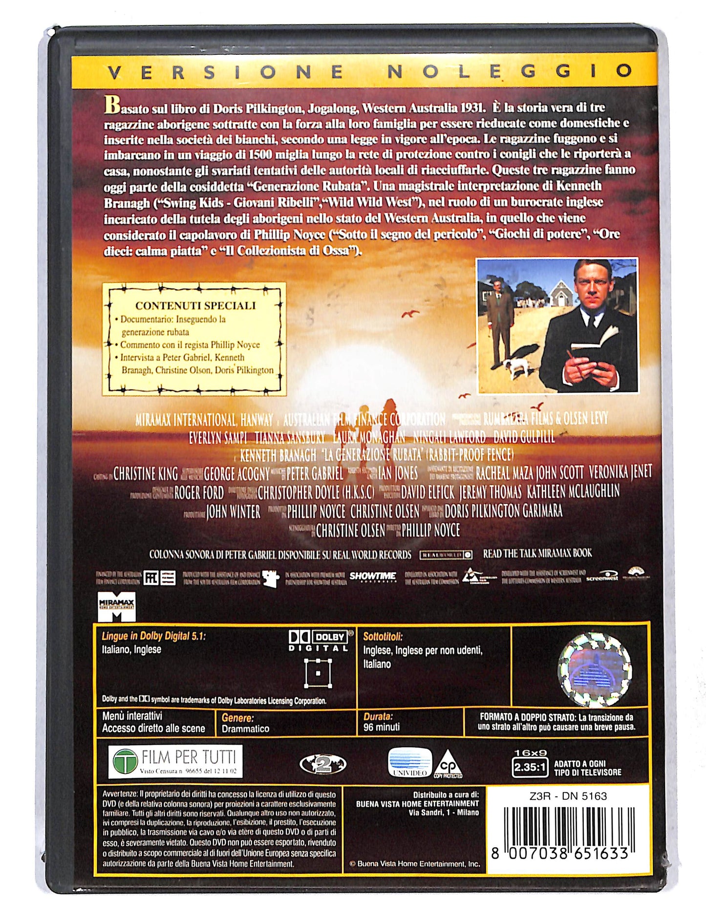 EBOND La generazione rubata NOLEGGIO DVD DB750428